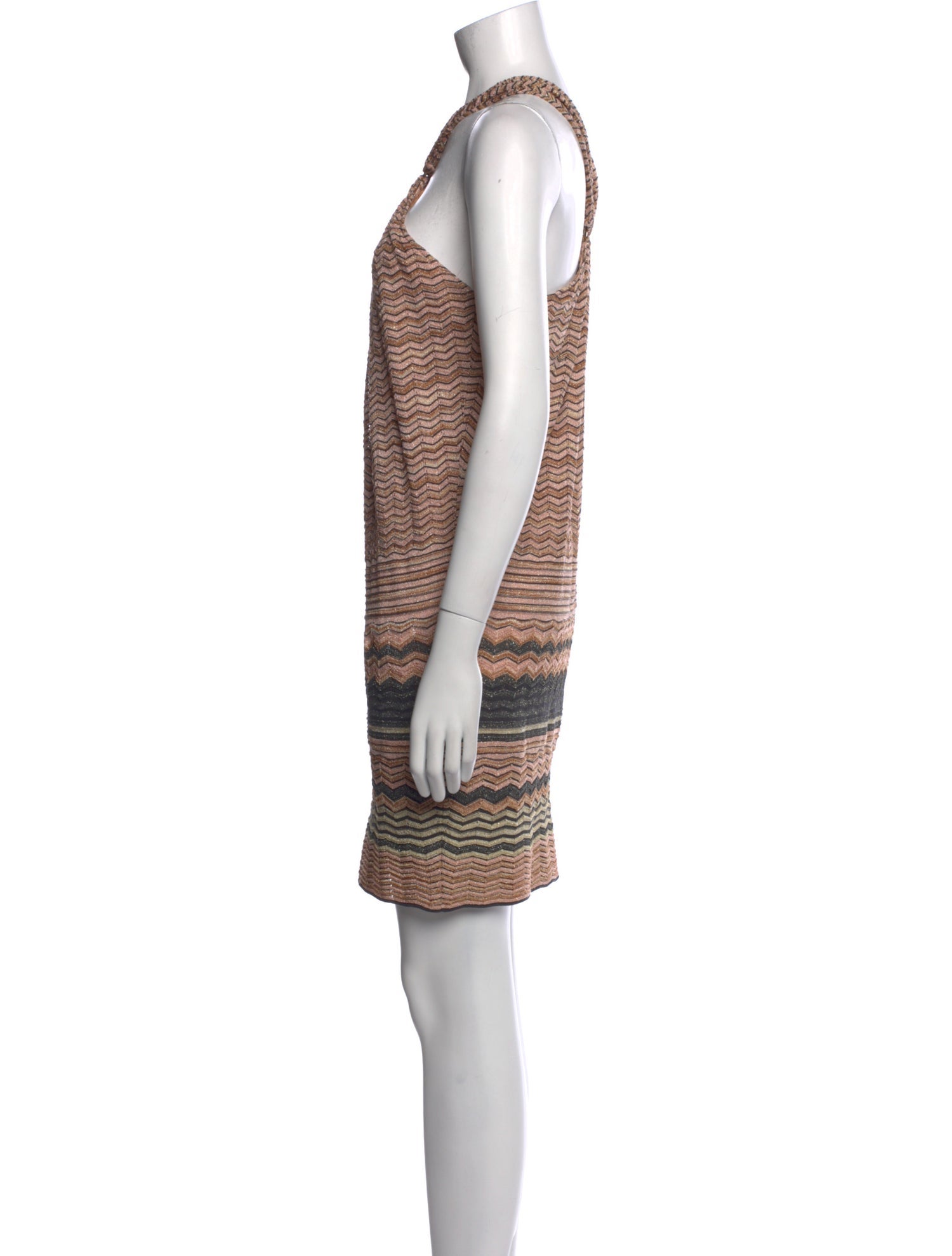 M Missoni Striped Mini Dress