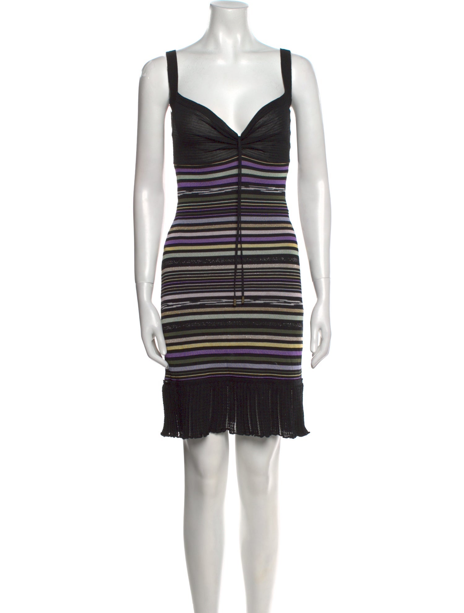 M Missoni Striped Mini Dress