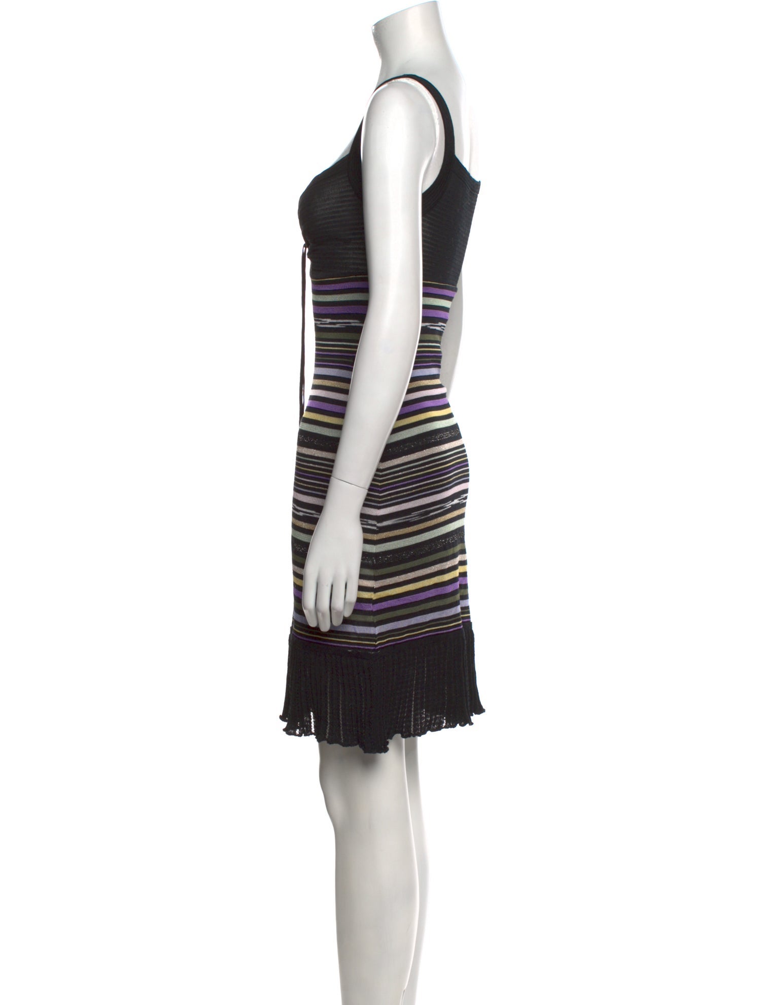 M Missoni Striped Mini Dress