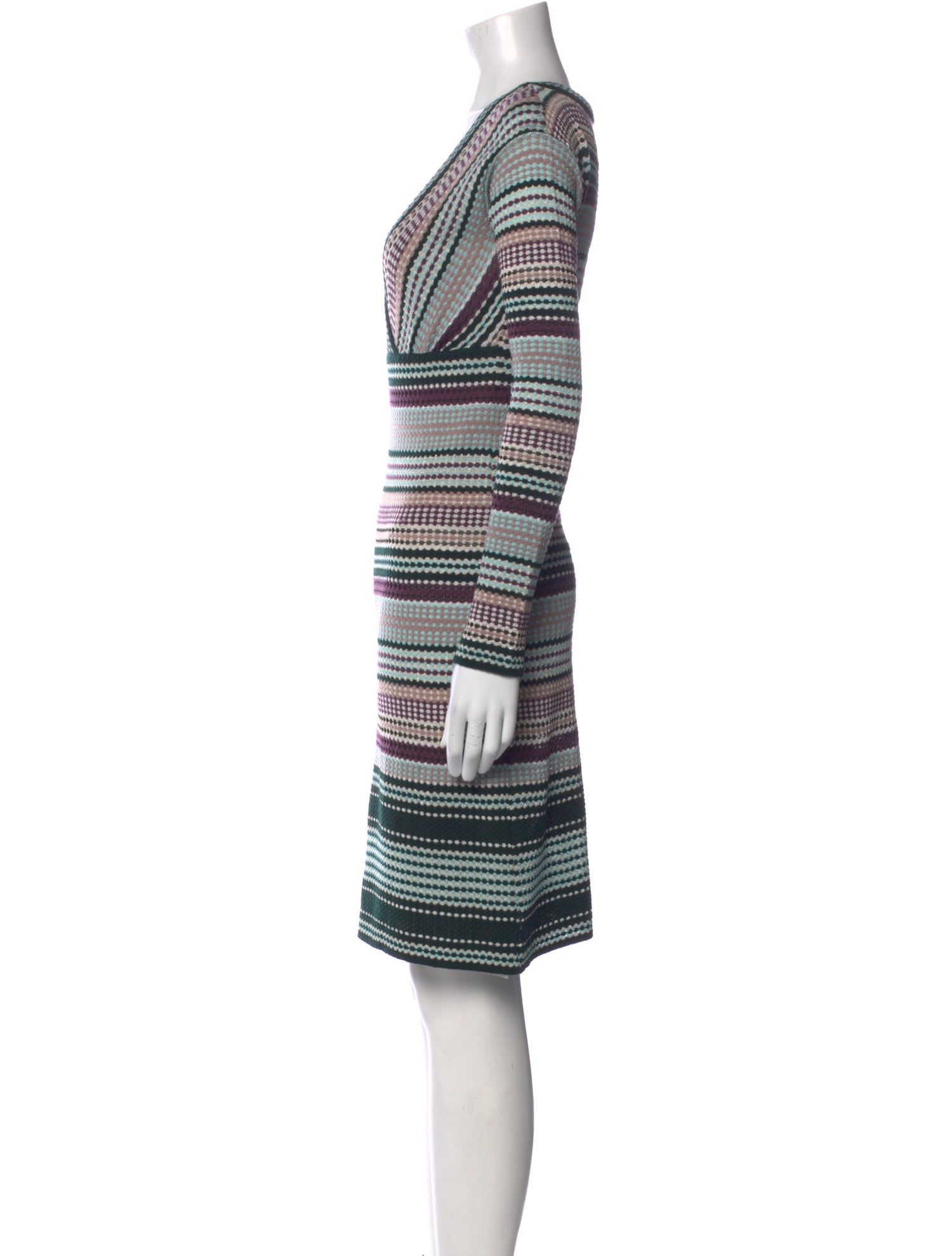 M Missoni Merino Wool Knee-Length Dress