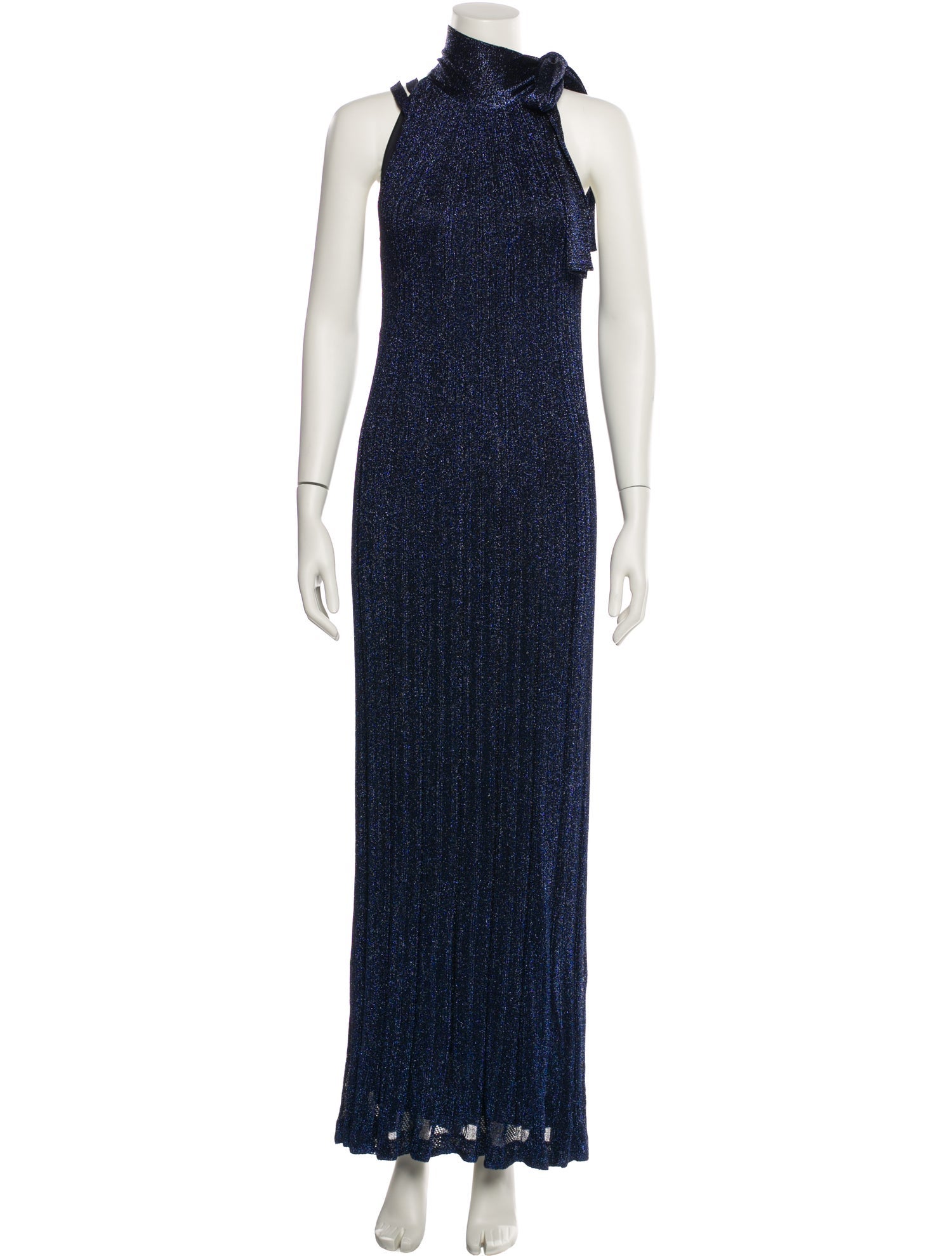 M Missoni Mock Neck Long Dress