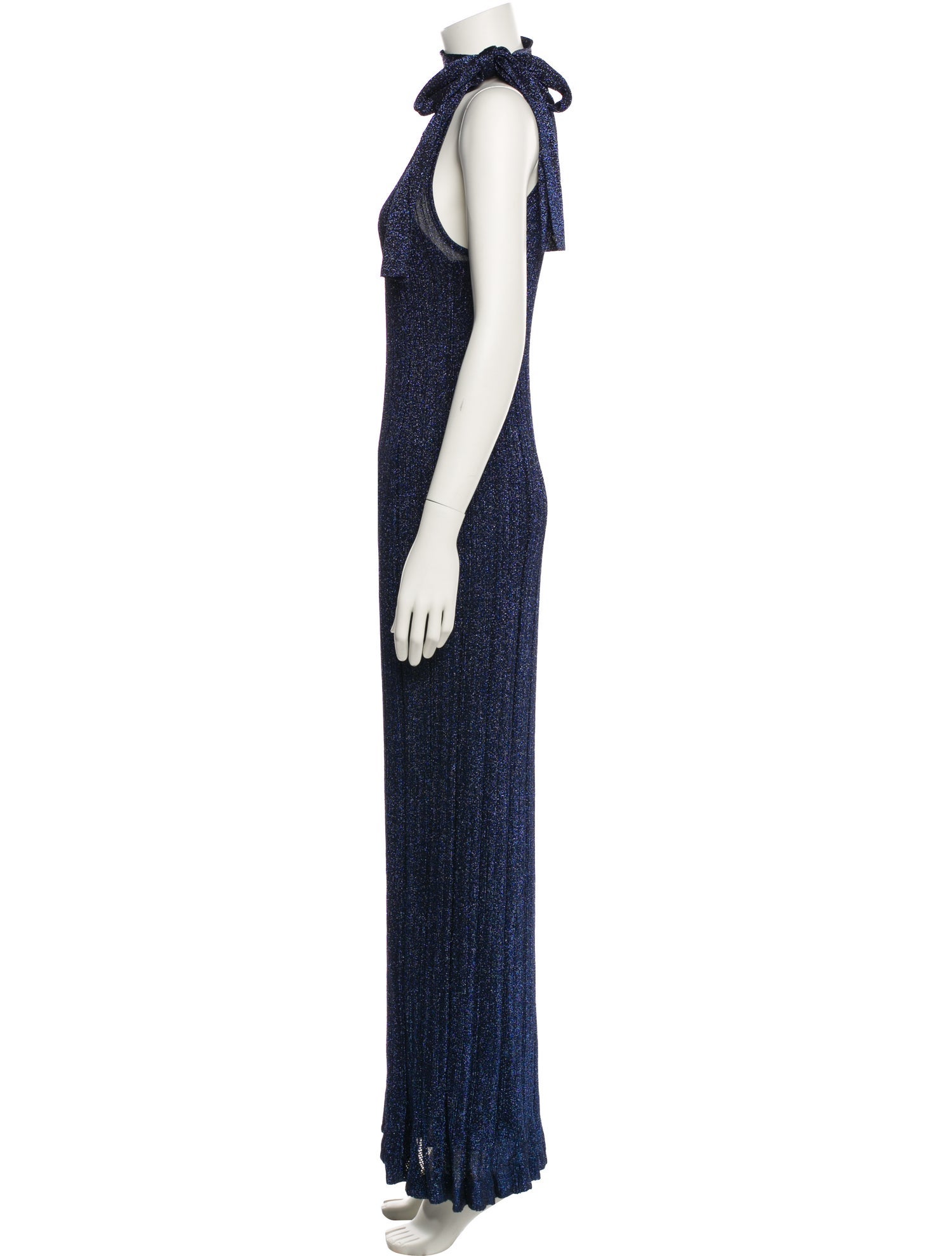 M Missoni Mock Neck Long Dress