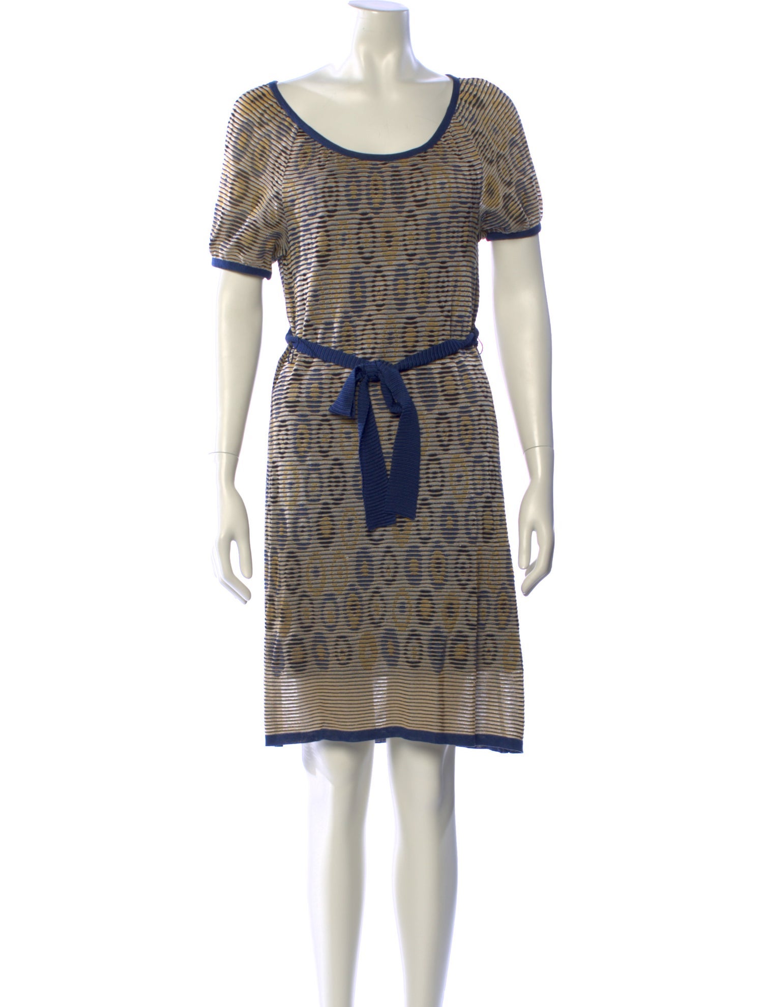 M Missoni Printed Knee-Length Dress