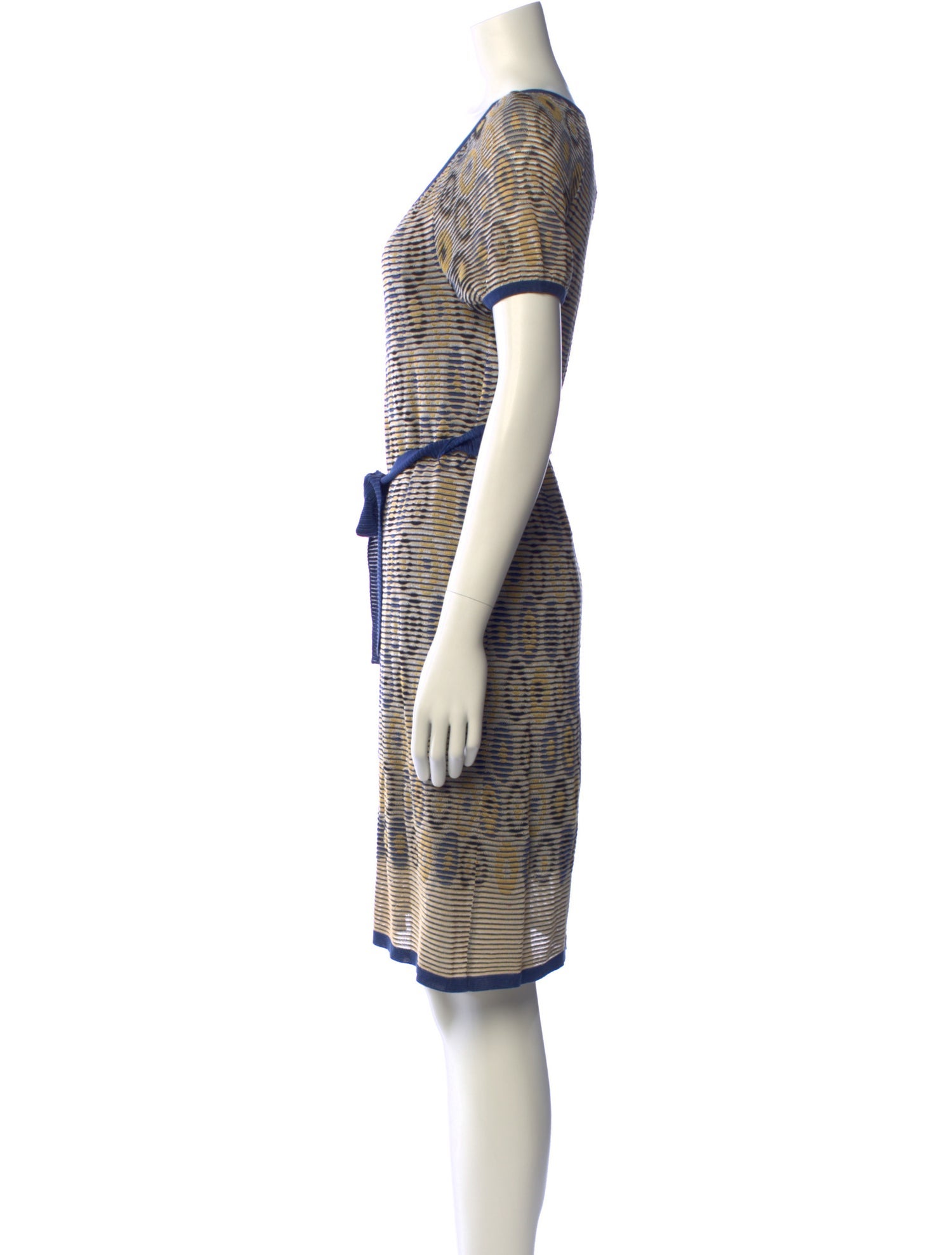 M Missoni Printed Knee-Length Dress