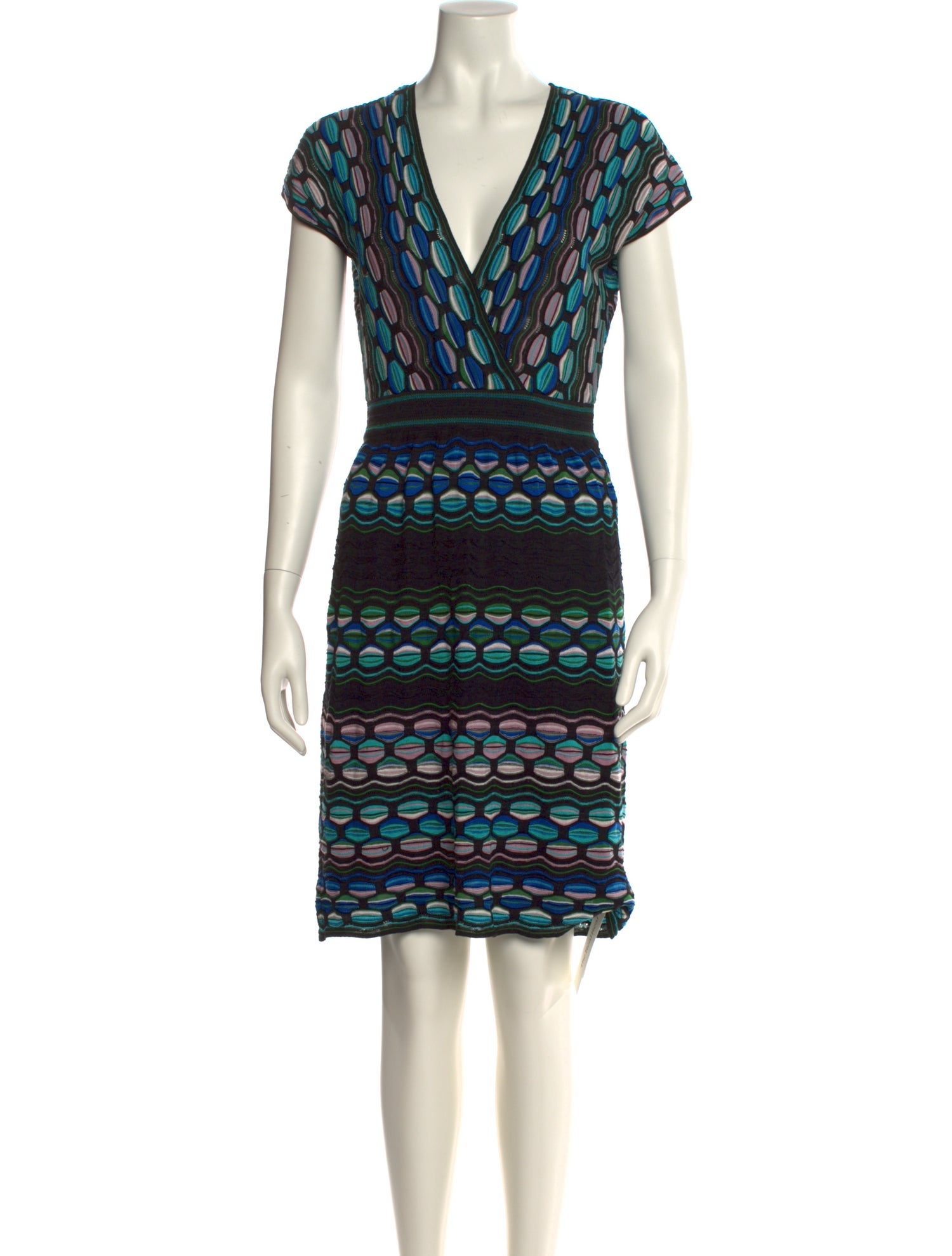 M Missoni Printed Mini Dress