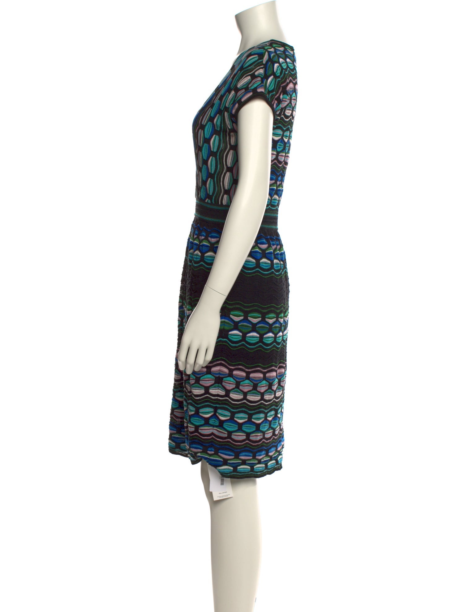 M Missoni Printed Mini Dress