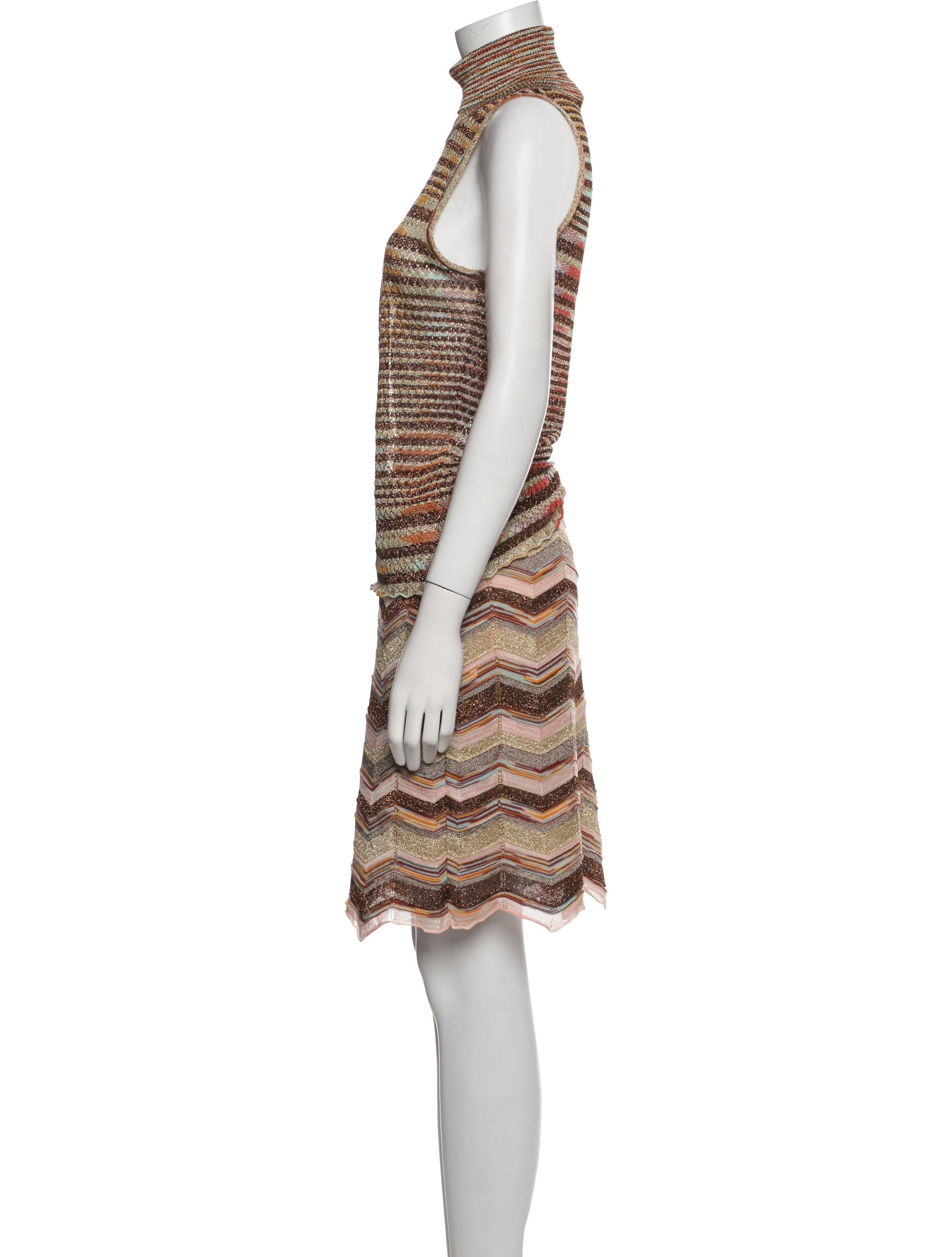 M Missoni Striped Skirt Set