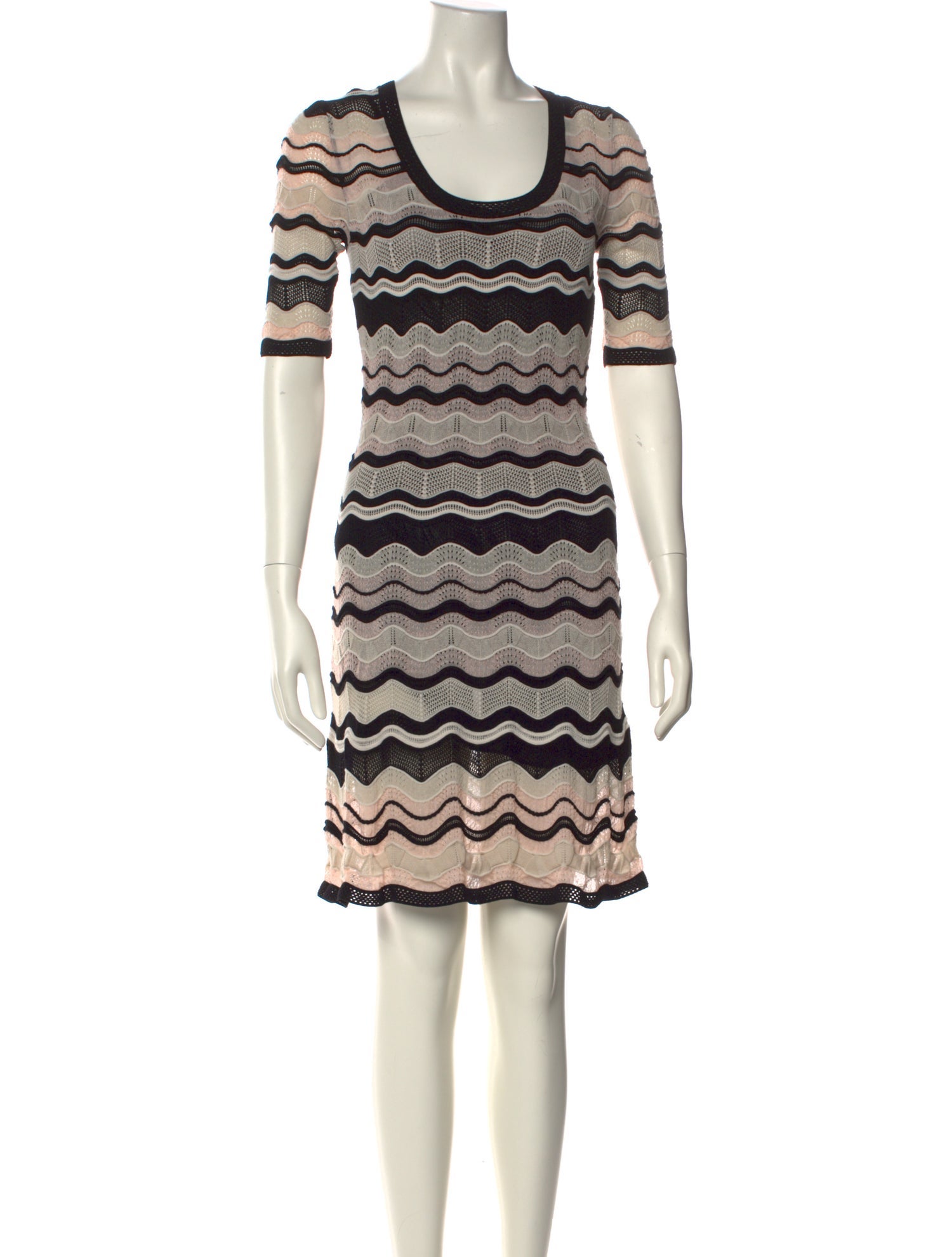 M Missoni Striped Mini Dress