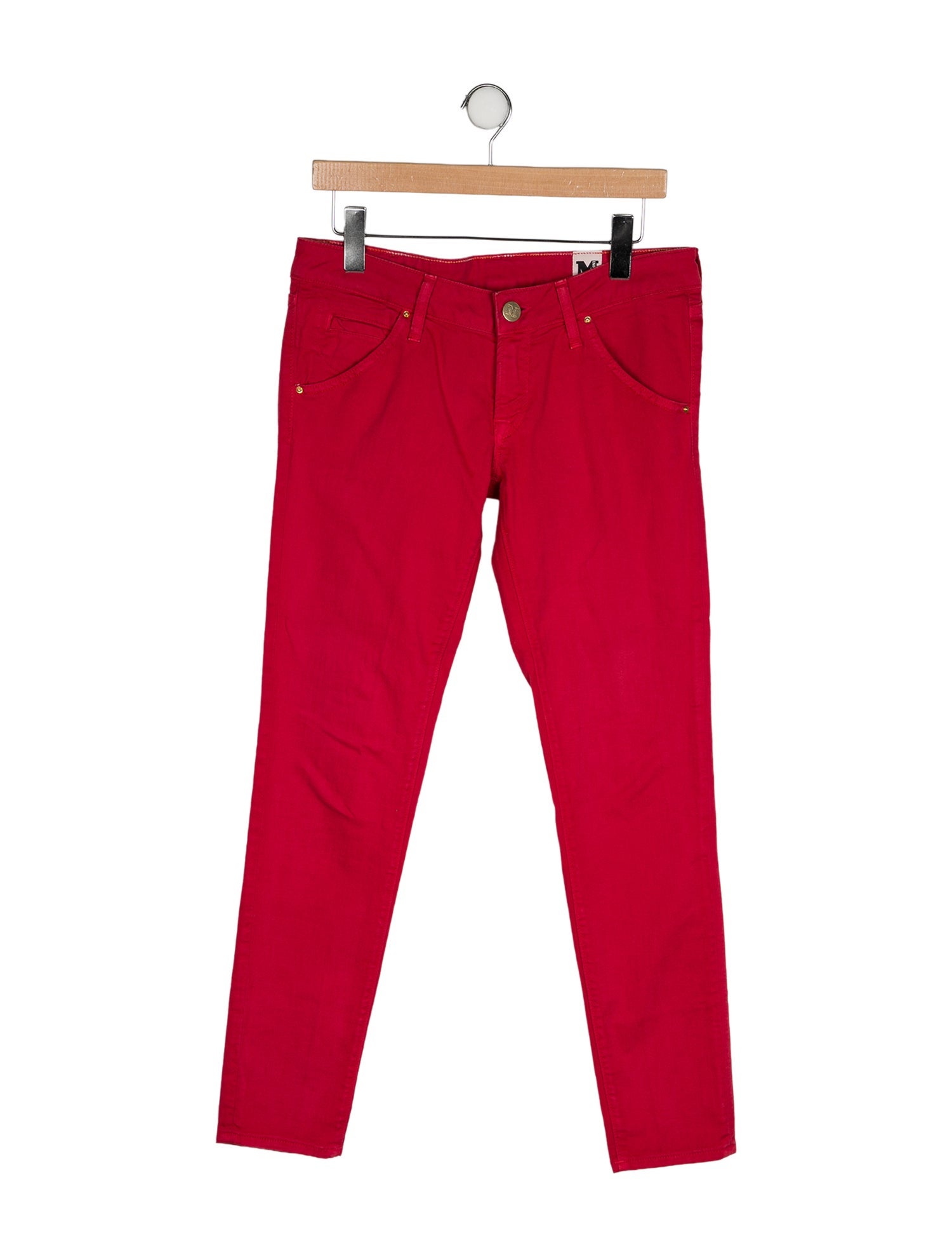 M Missoni Low-Rise Skinny Leg Jeans