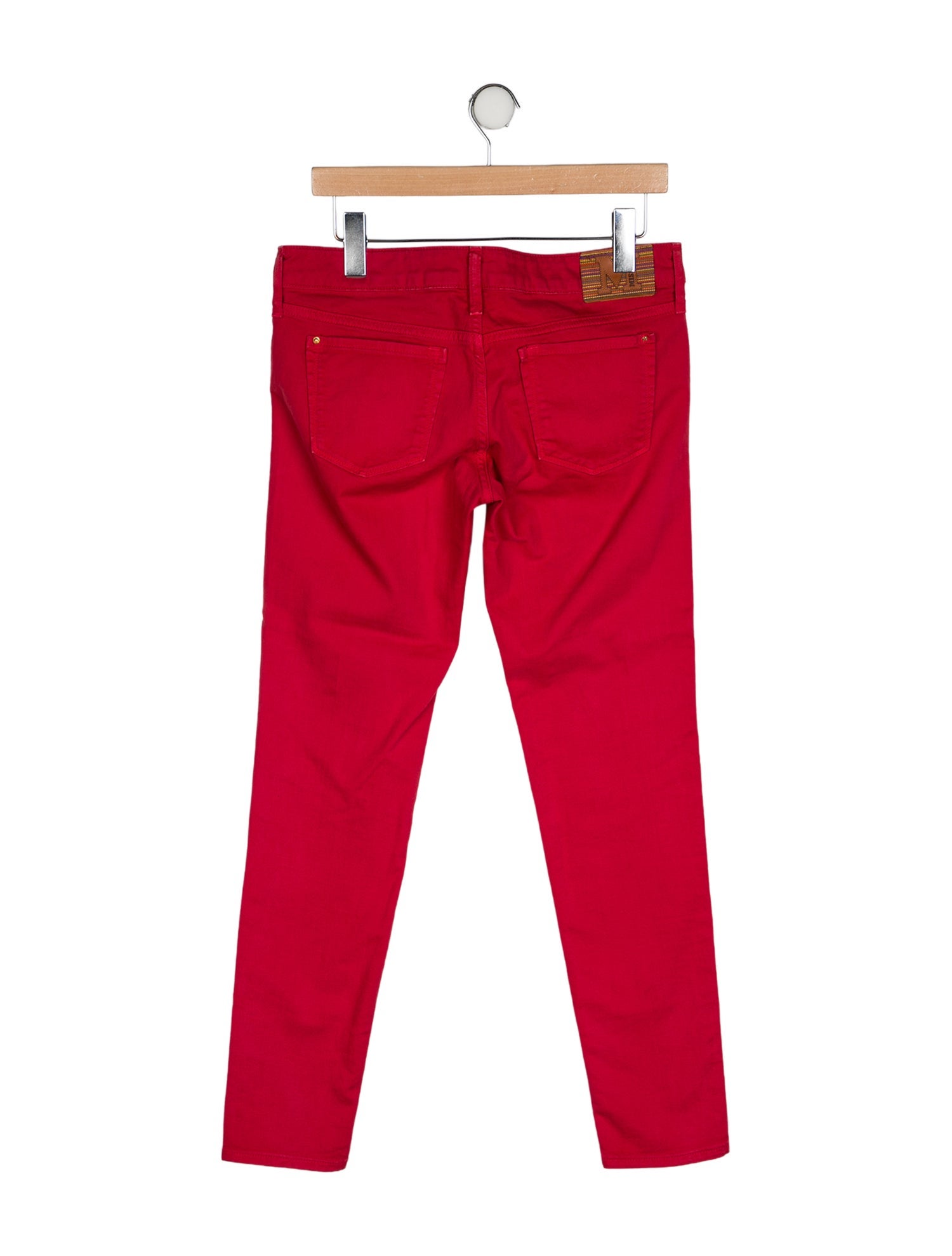 M Missoni Low-Rise Skinny Leg Jeans