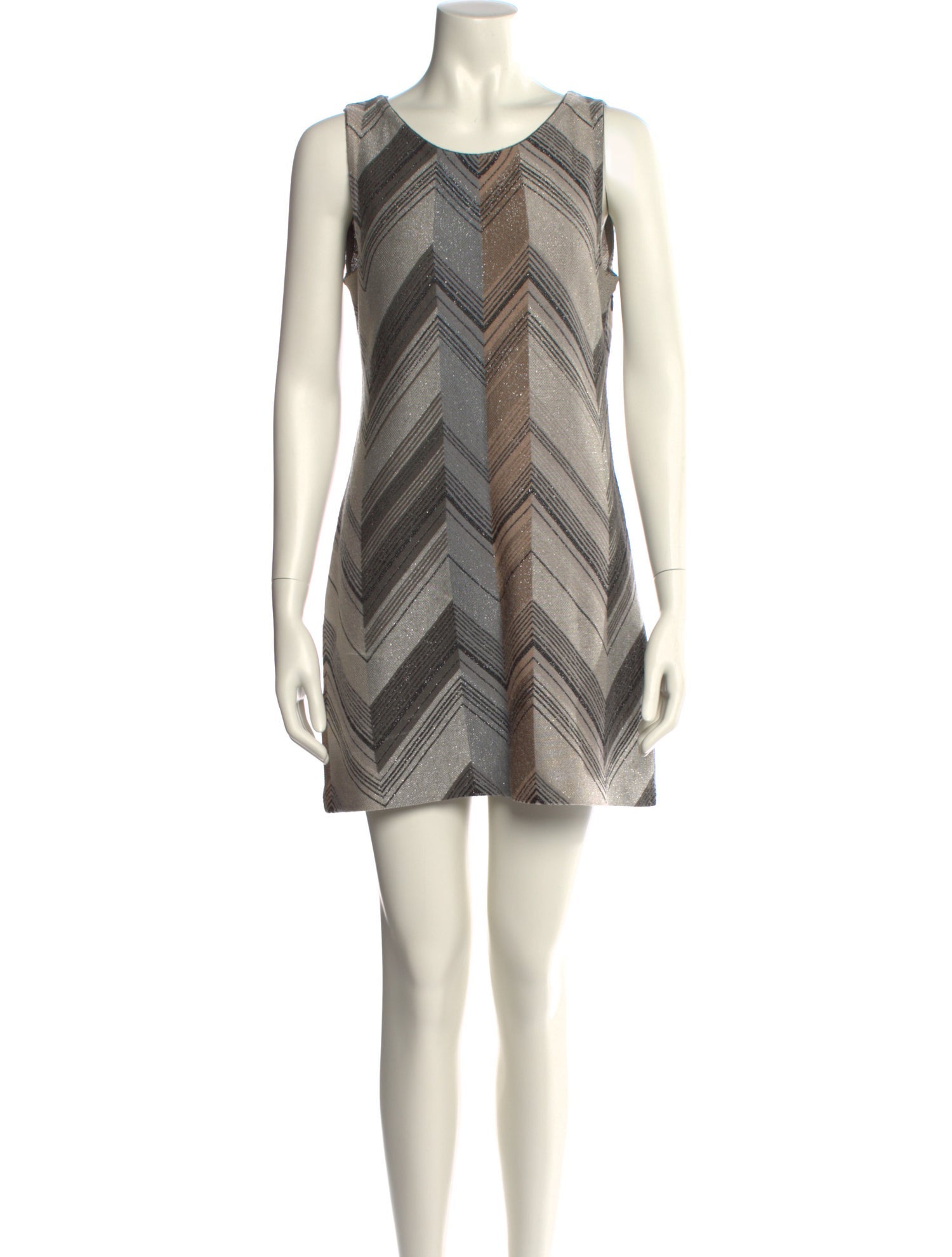 M Missoni Striped Mini Dress