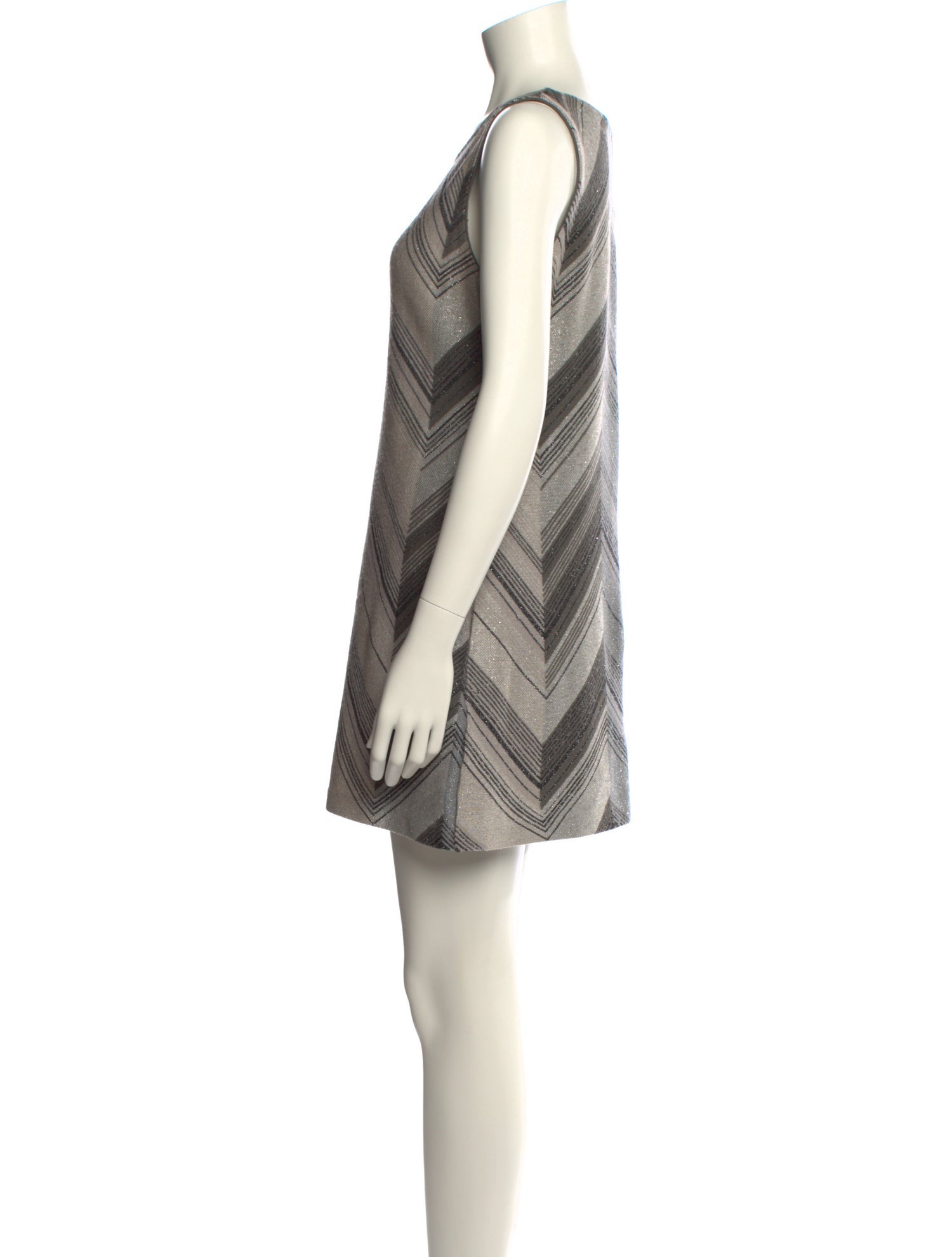 M Missoni Striped Mini Dress