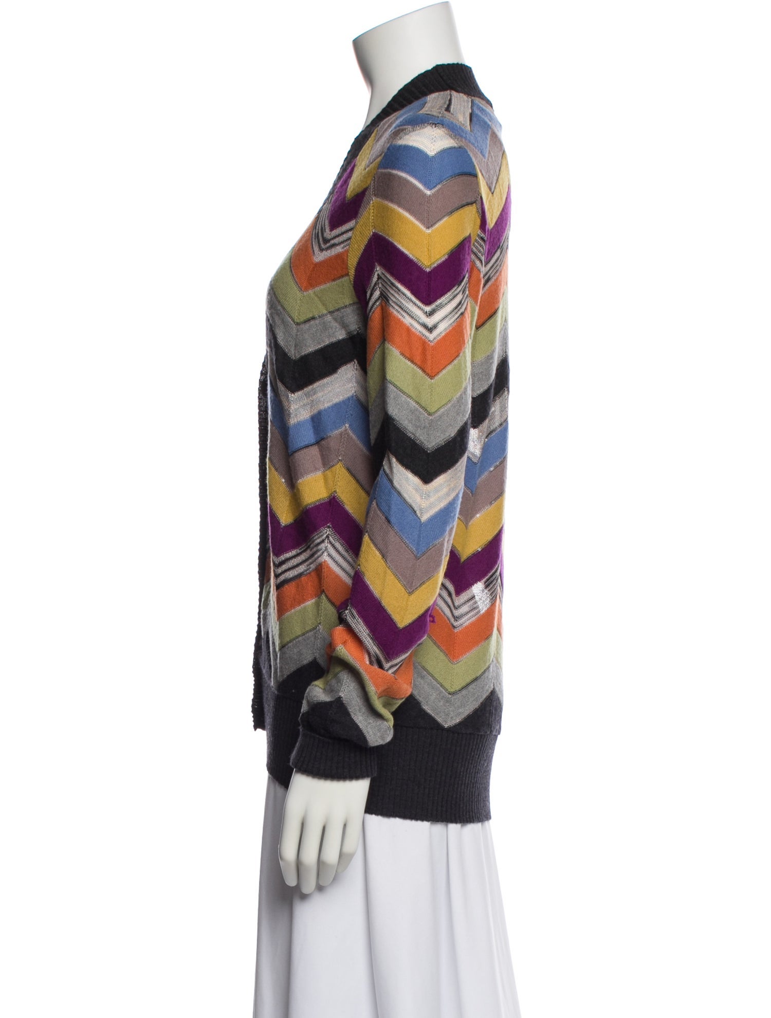 M Missoni Wool Striped Sweater