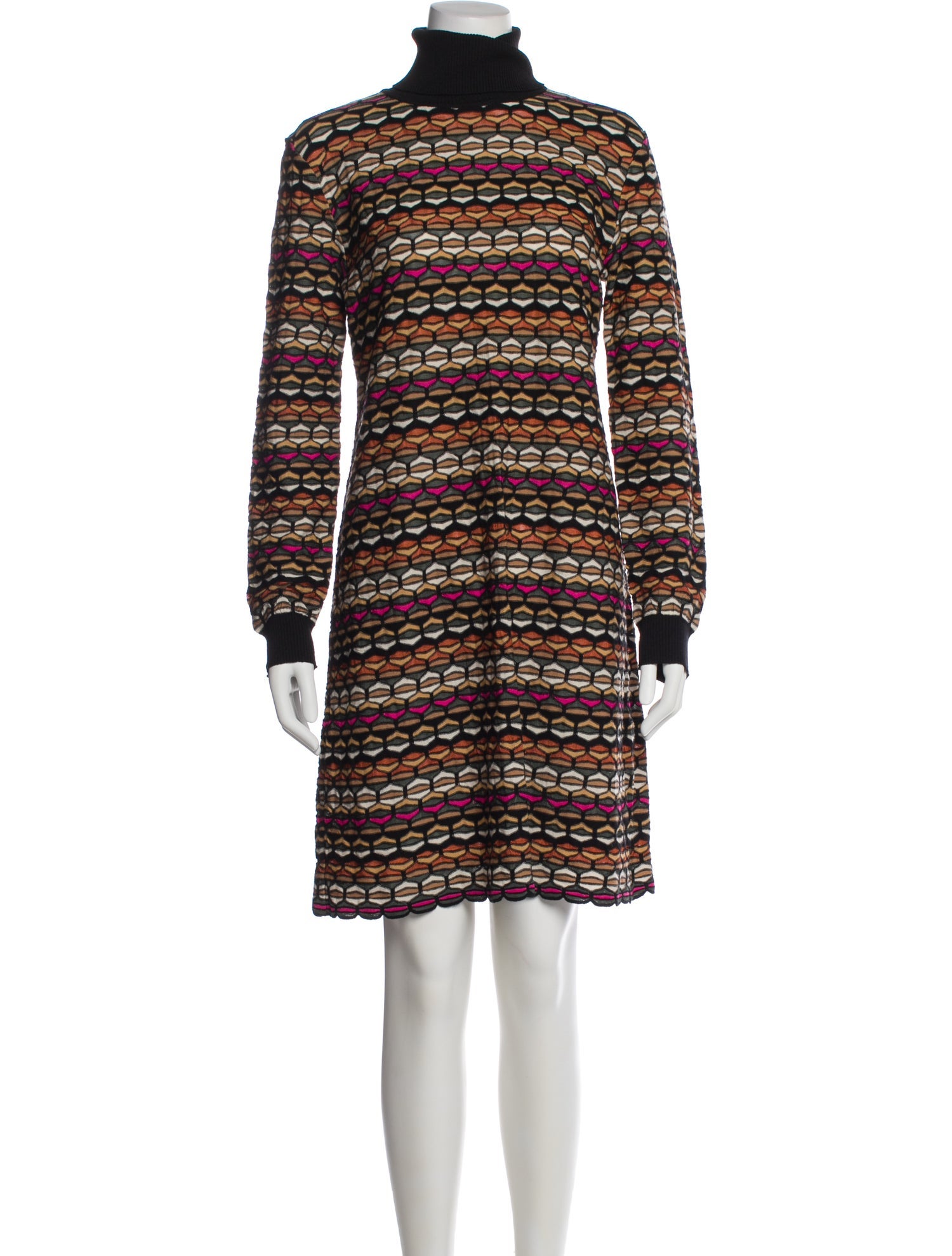 M Missoni Merino Wool Mini Dress