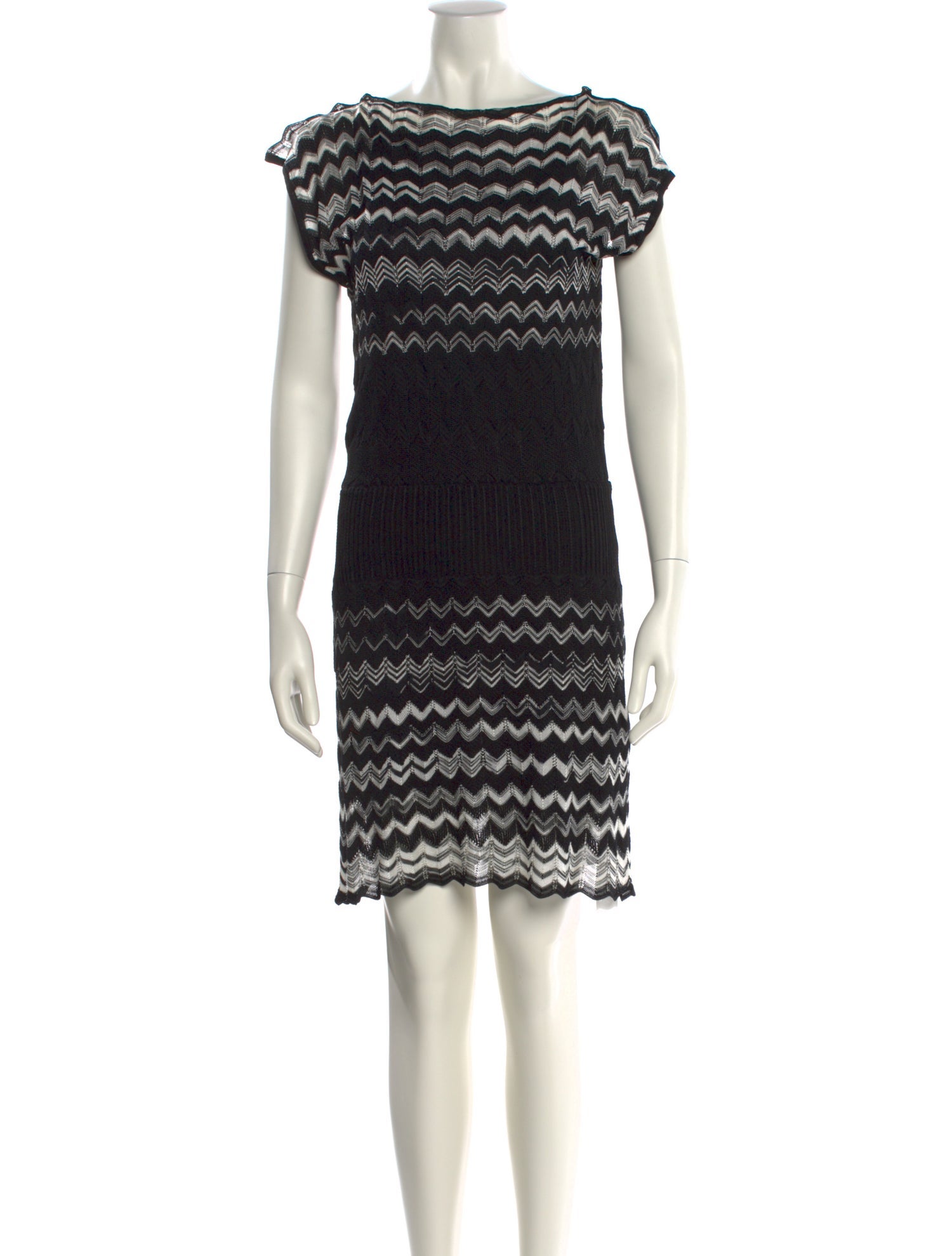 M Missoni Striped Mini Dress