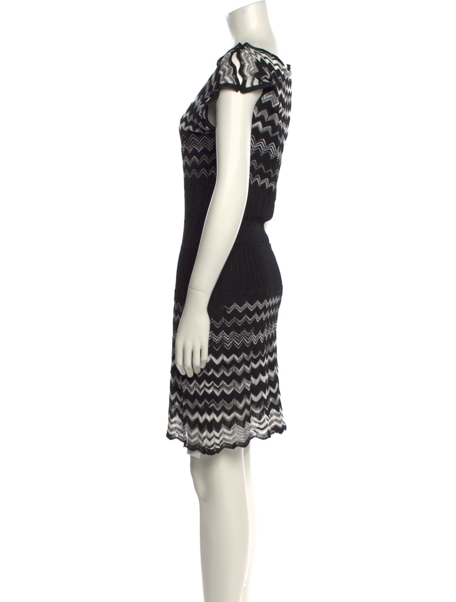 M Missoni Striped Mini Dress