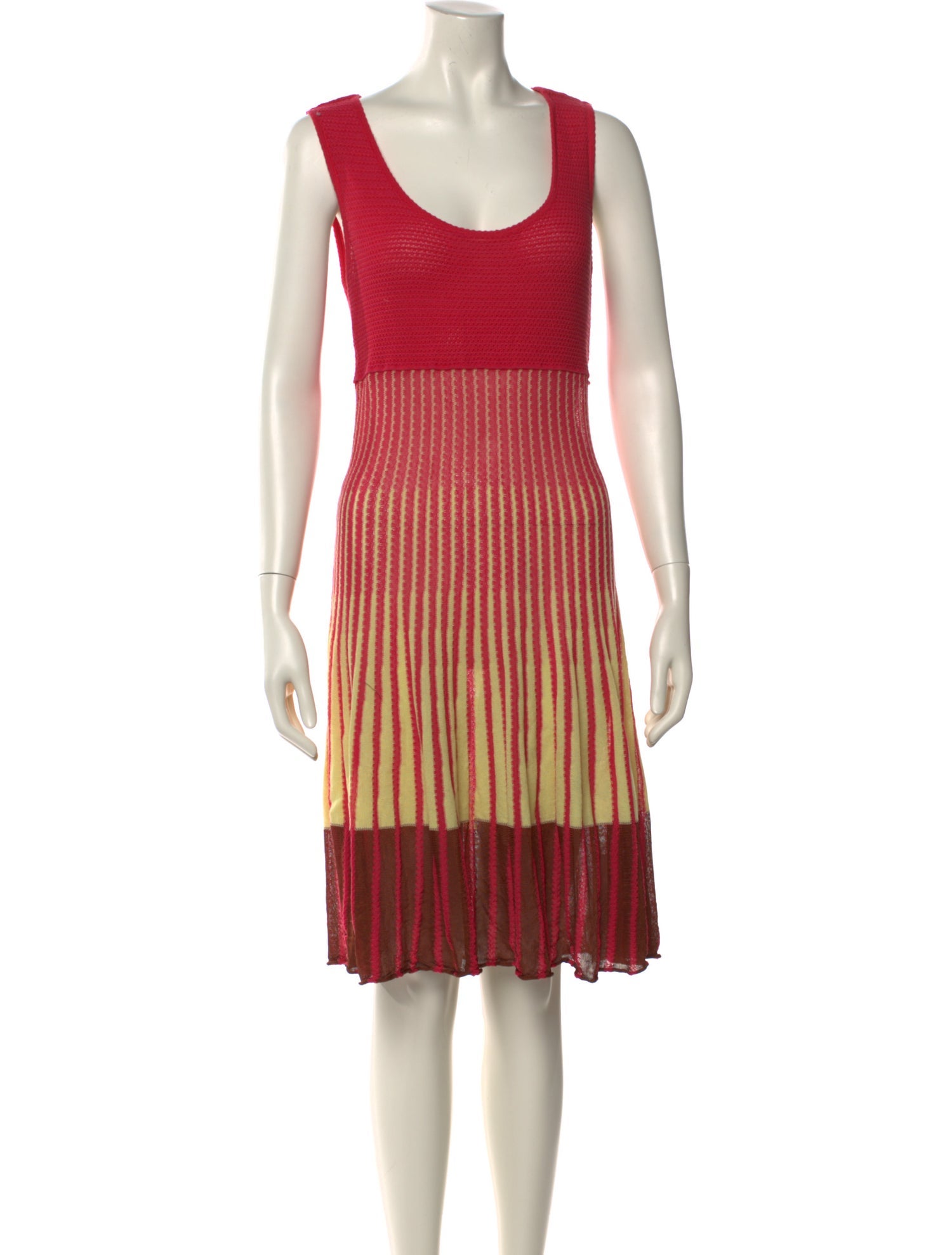 M Missoni Striped Mini Dress