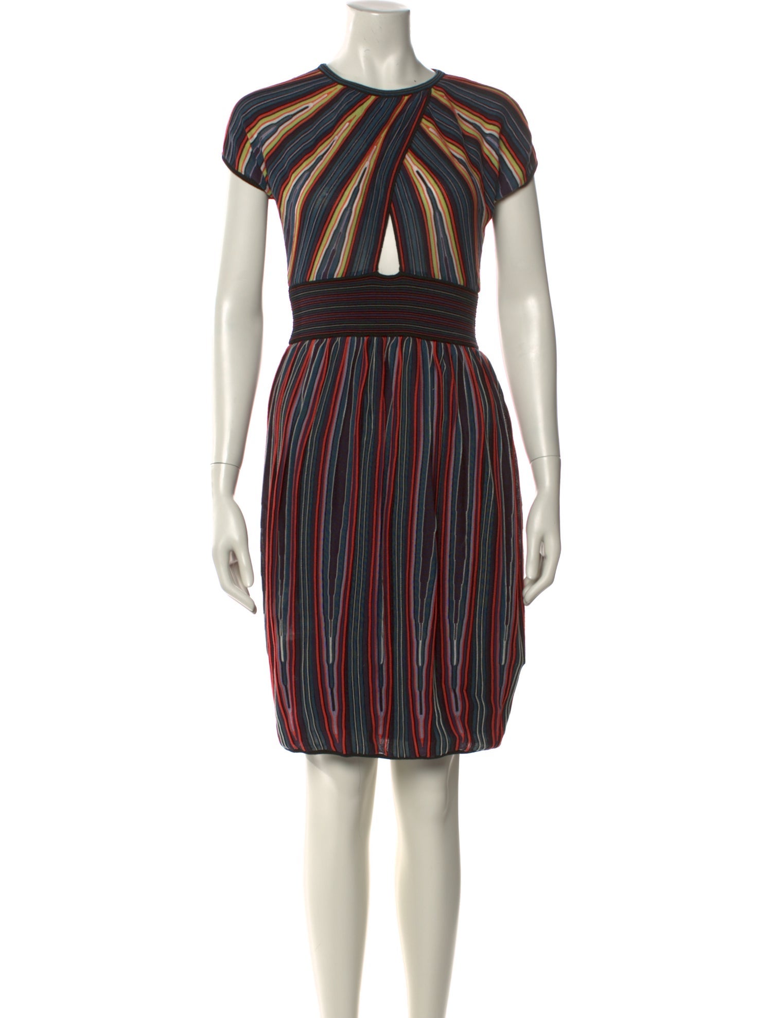 M Missoni Striped Mini Dress