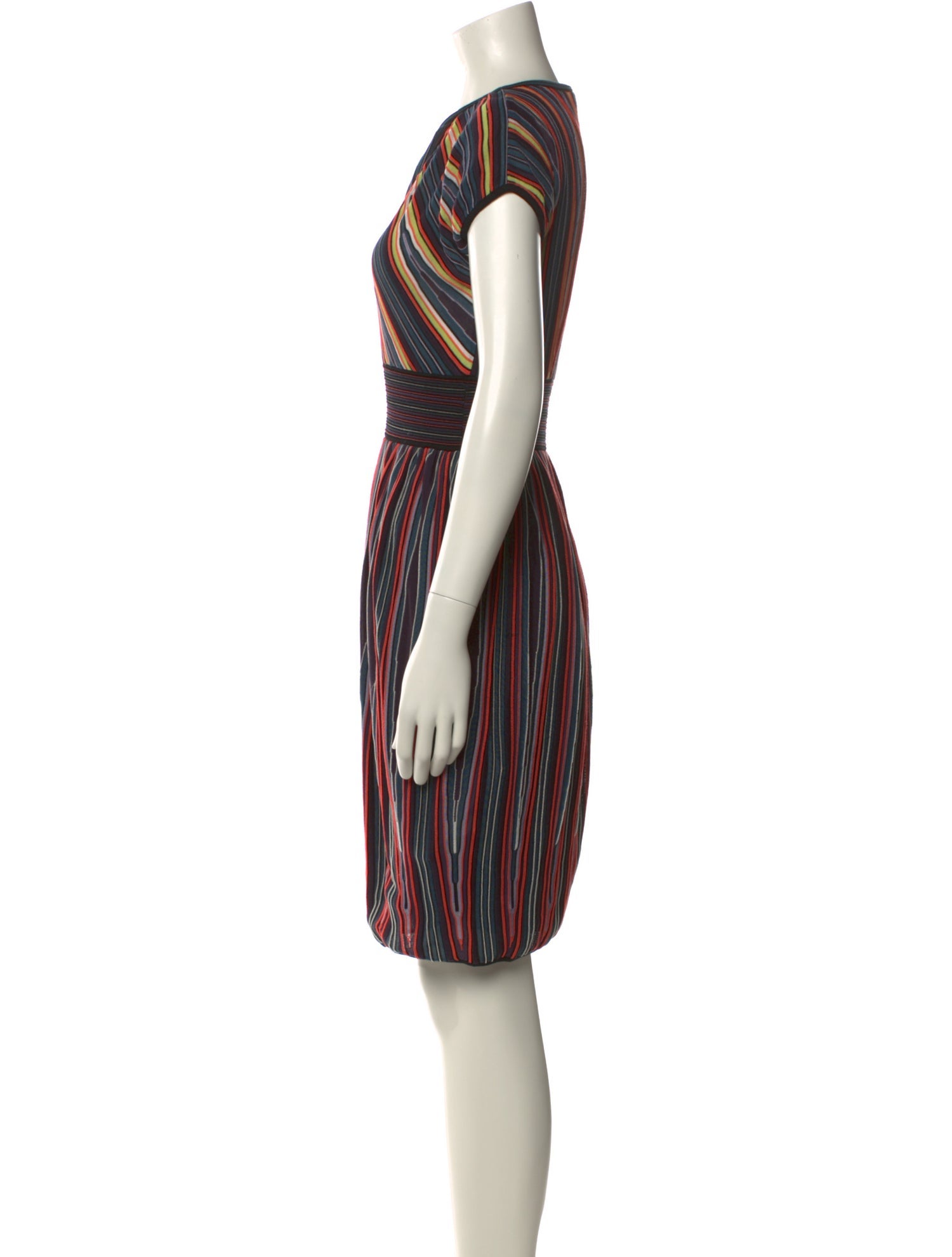 M Missoni Striped Mini Dress