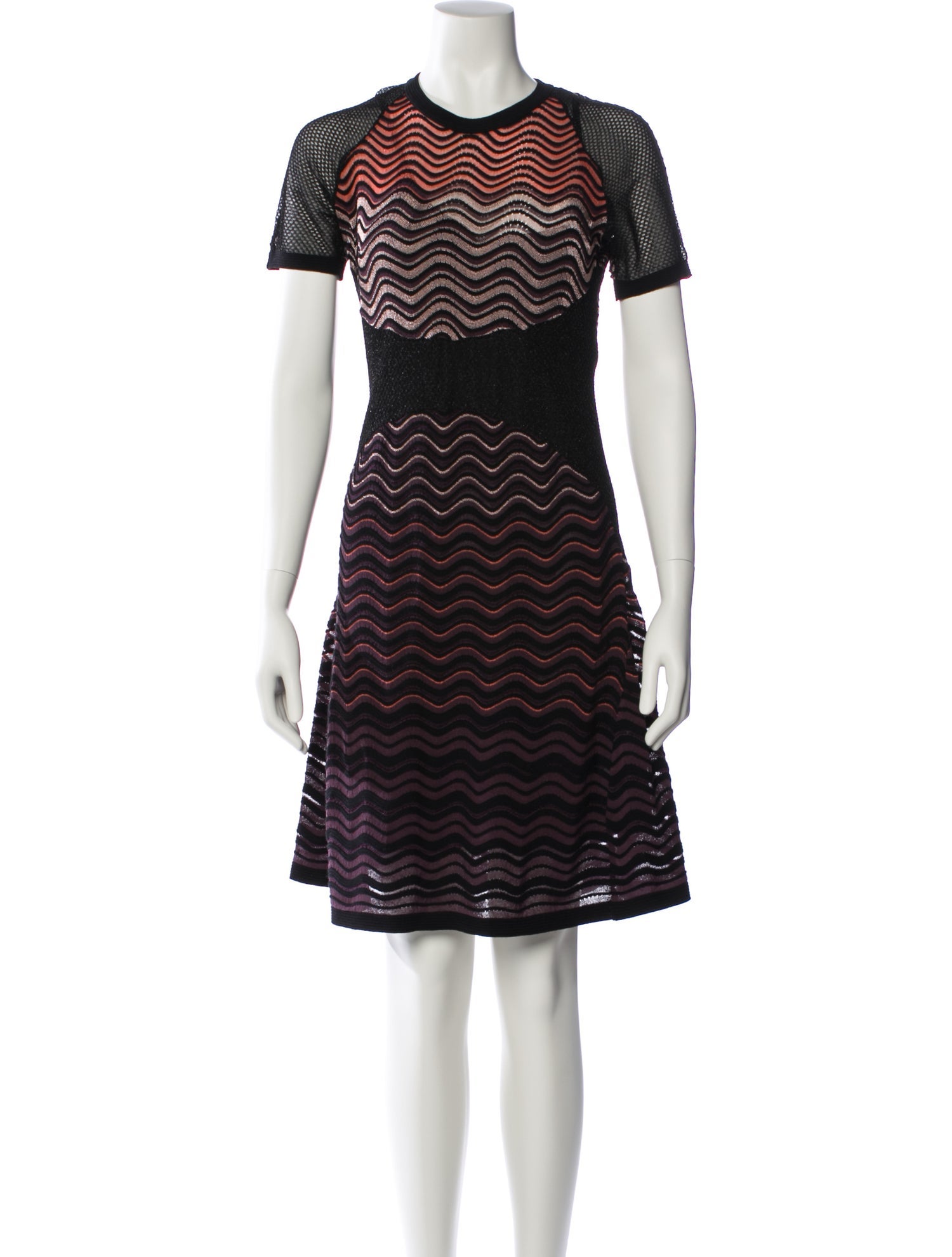 M Missoni Striped Mini Dress