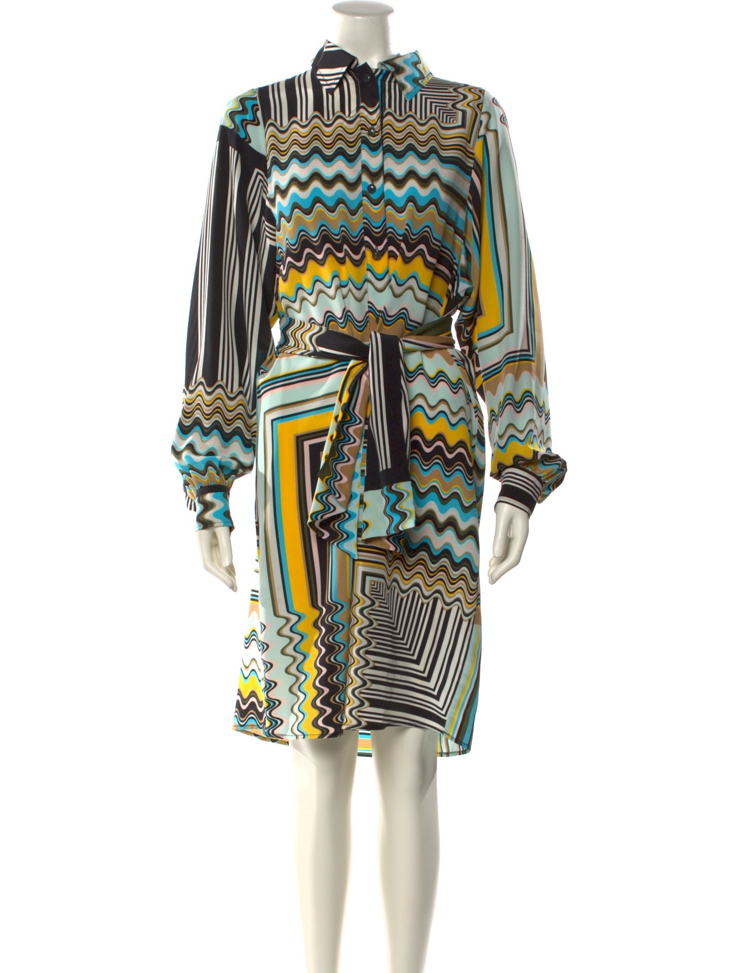 M Missoni Silk Midi Length Dress