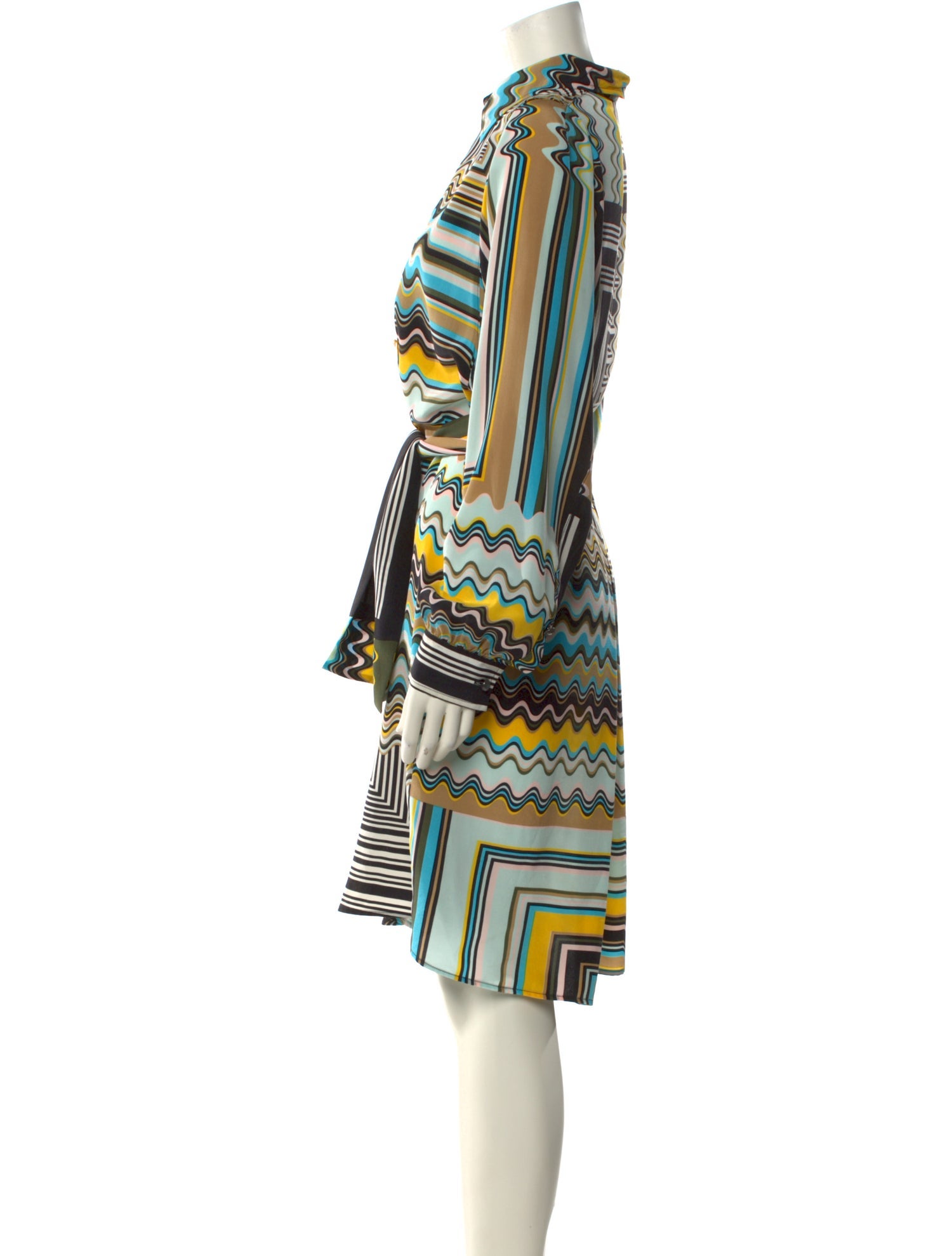 M Missoni Silk Midi Length Dress