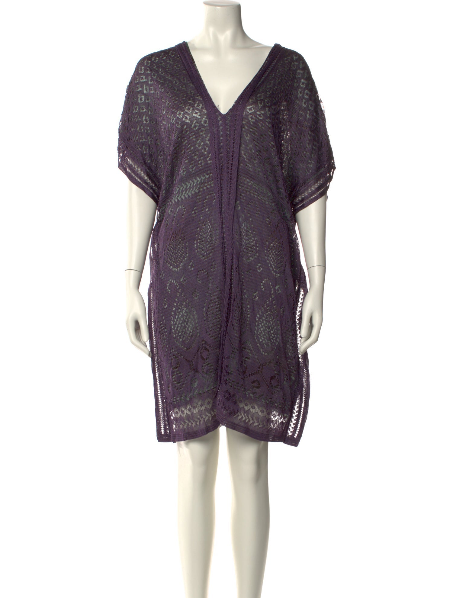 M Missoni V-Neck Mini Dress