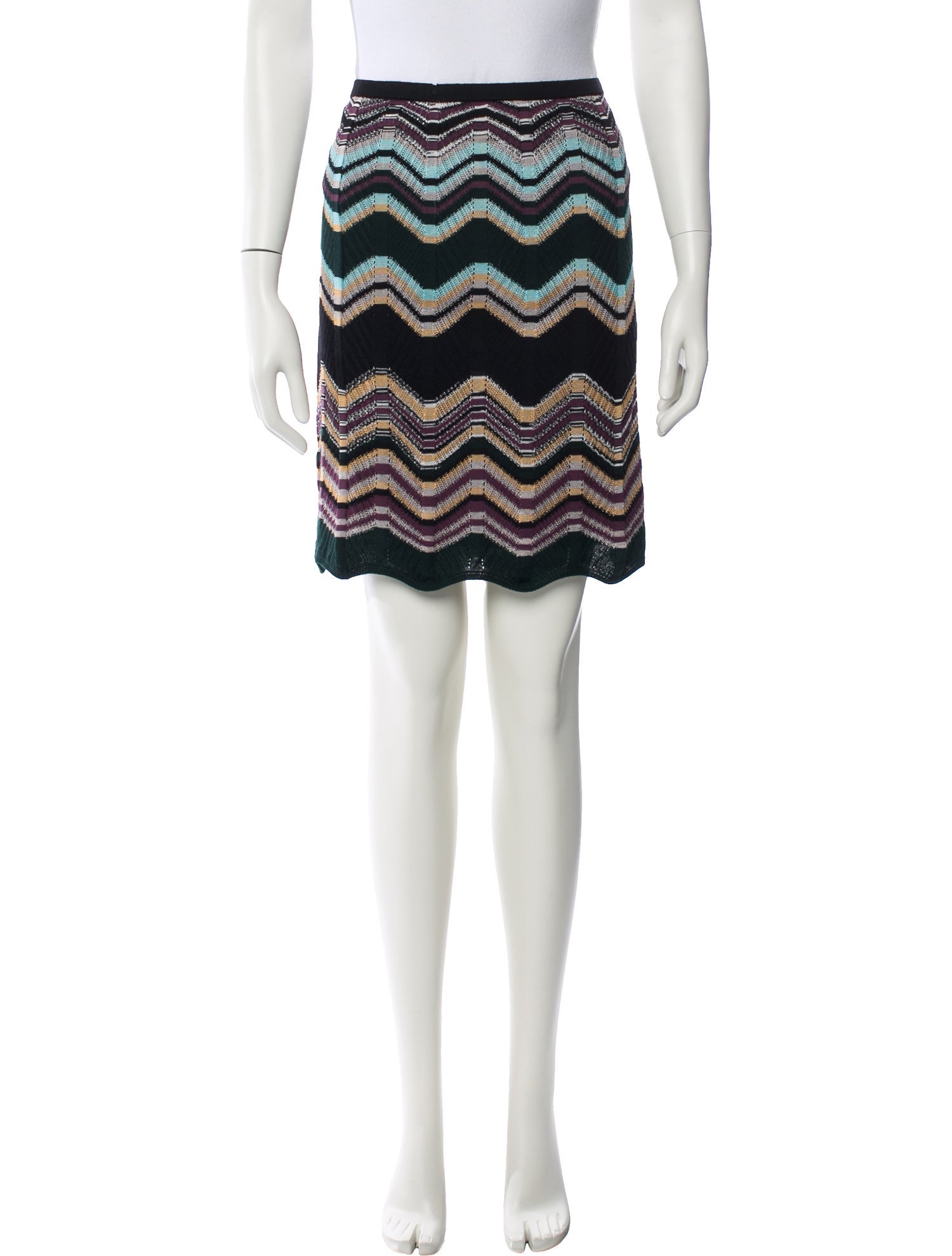 M Missoni Merino Wool Mini Skirt