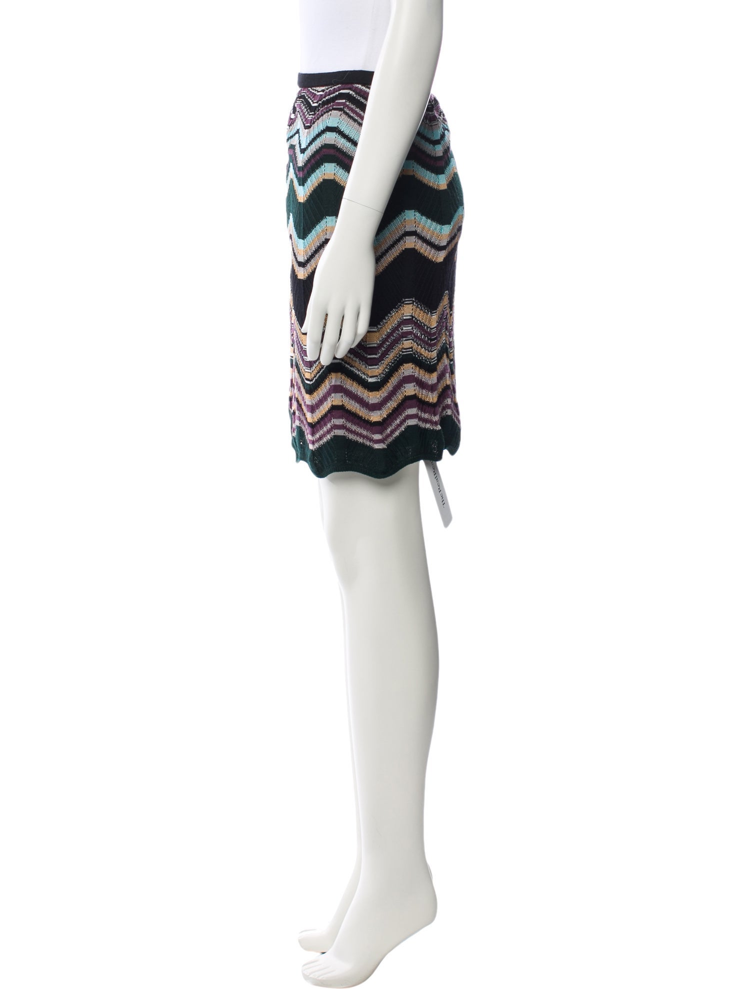 M Missoni Merino Wool Mini Skirt