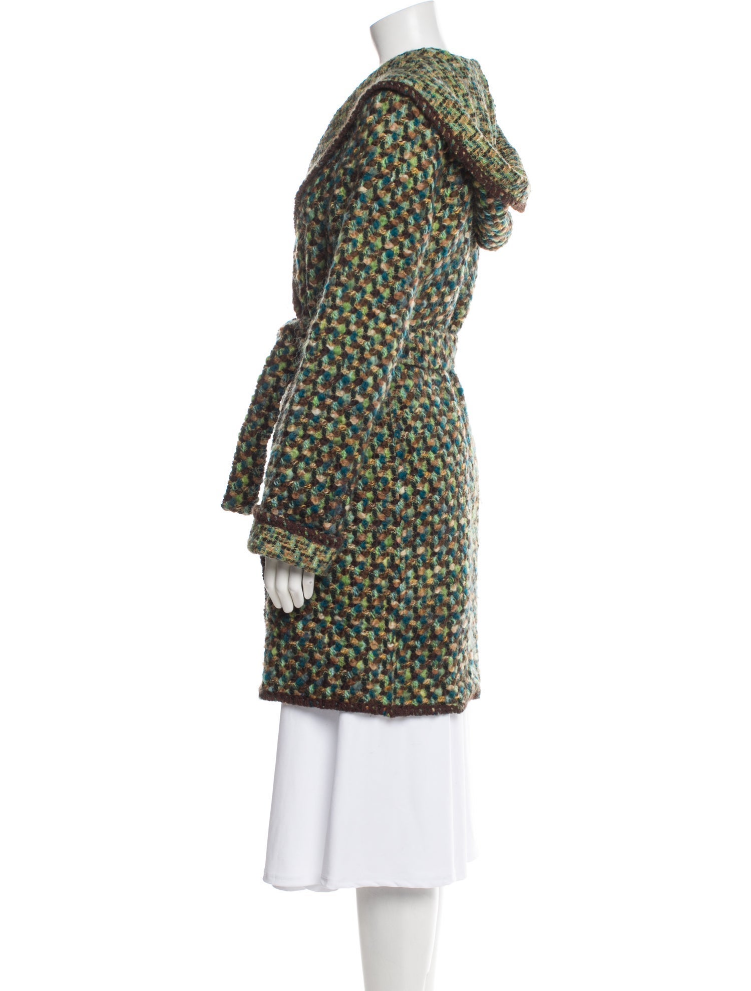 M Missoni Tweed Pattern Coat