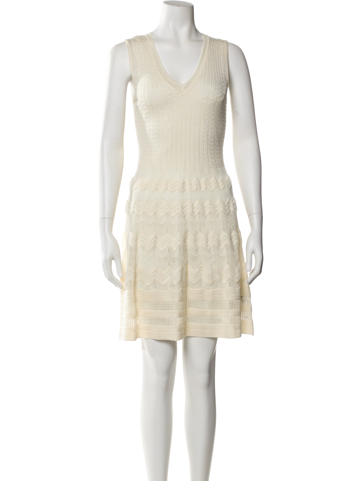 M Missoni V-Neck Mini Dress