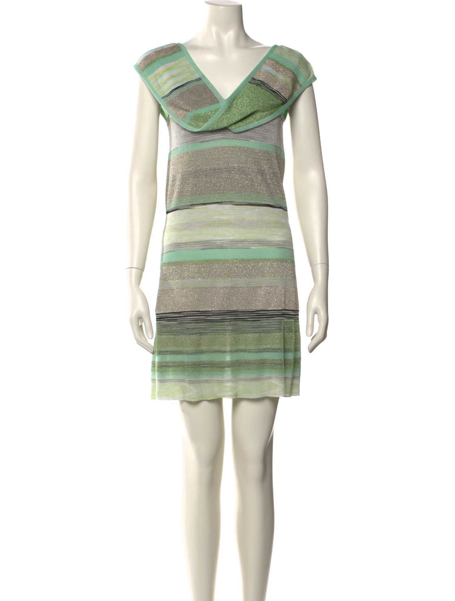 M Missoni Striped Mini Dress
