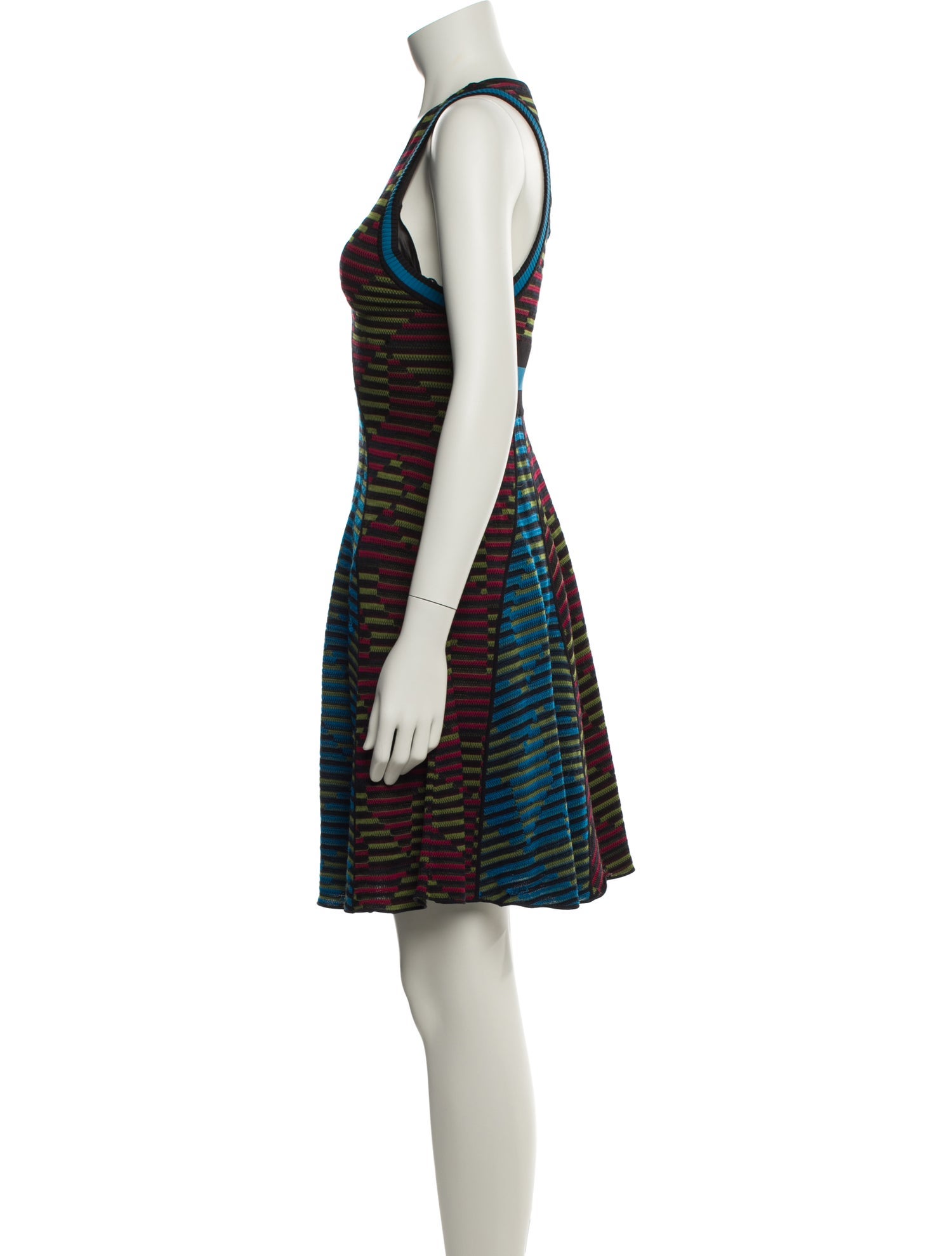 M Missoni Striped Mini Dress