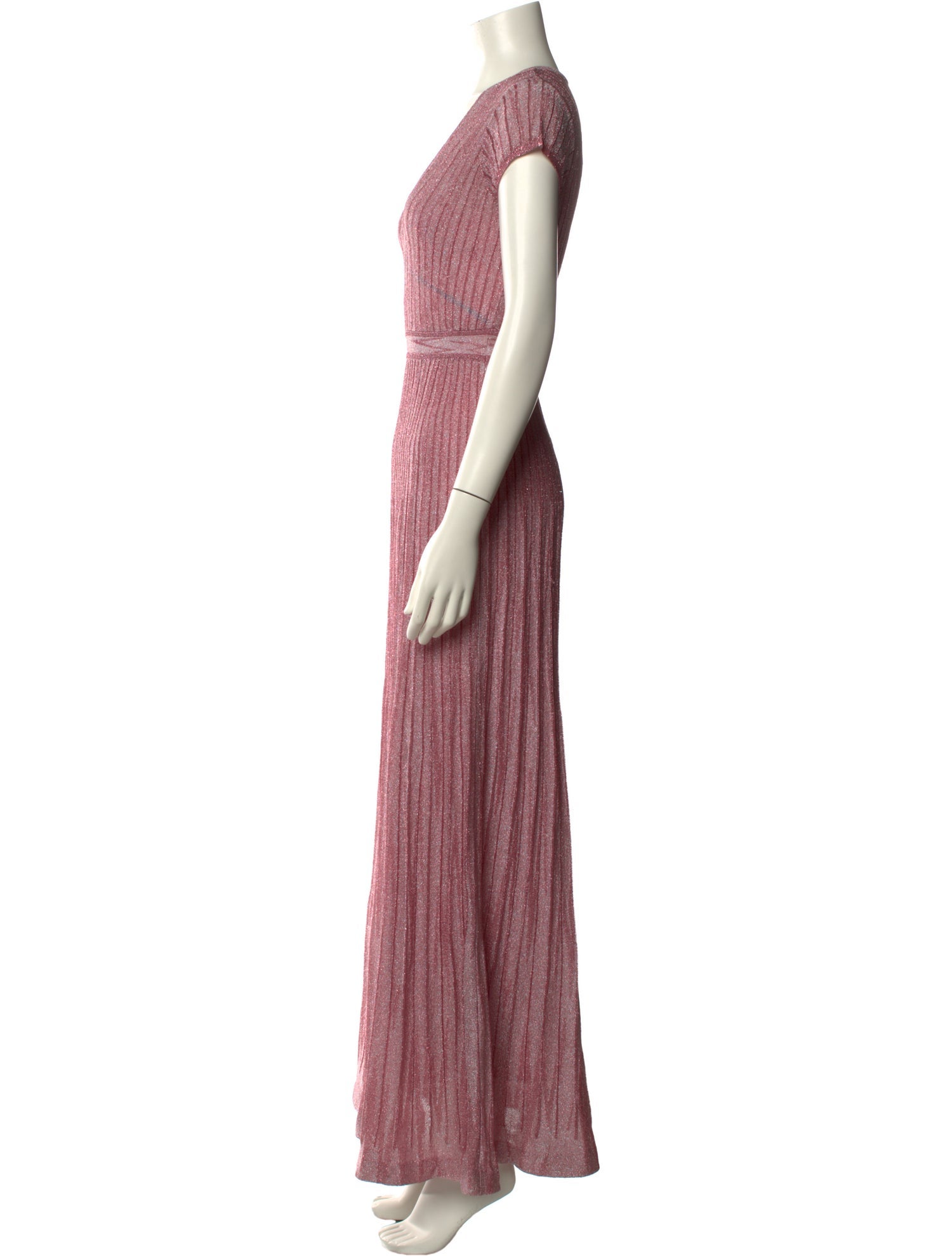 M Missoni V-Neck Long Dress
