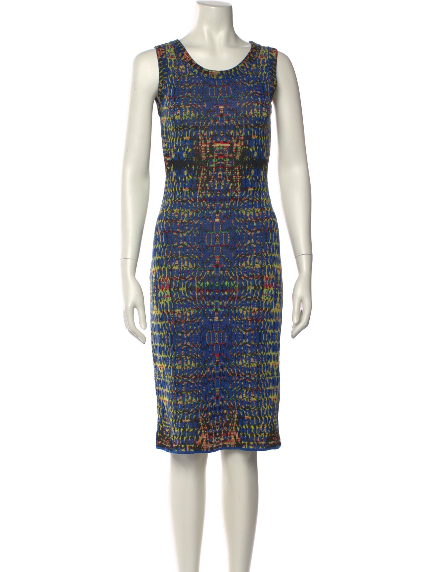 M Missoni Printed Midi Length Dress