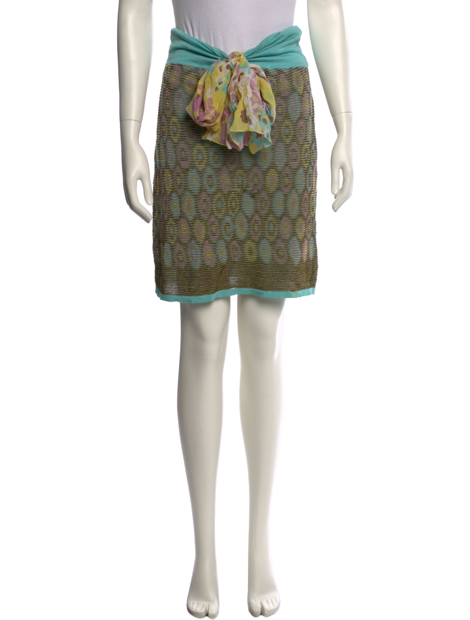M Missoni Printed Knee-Length Skirt