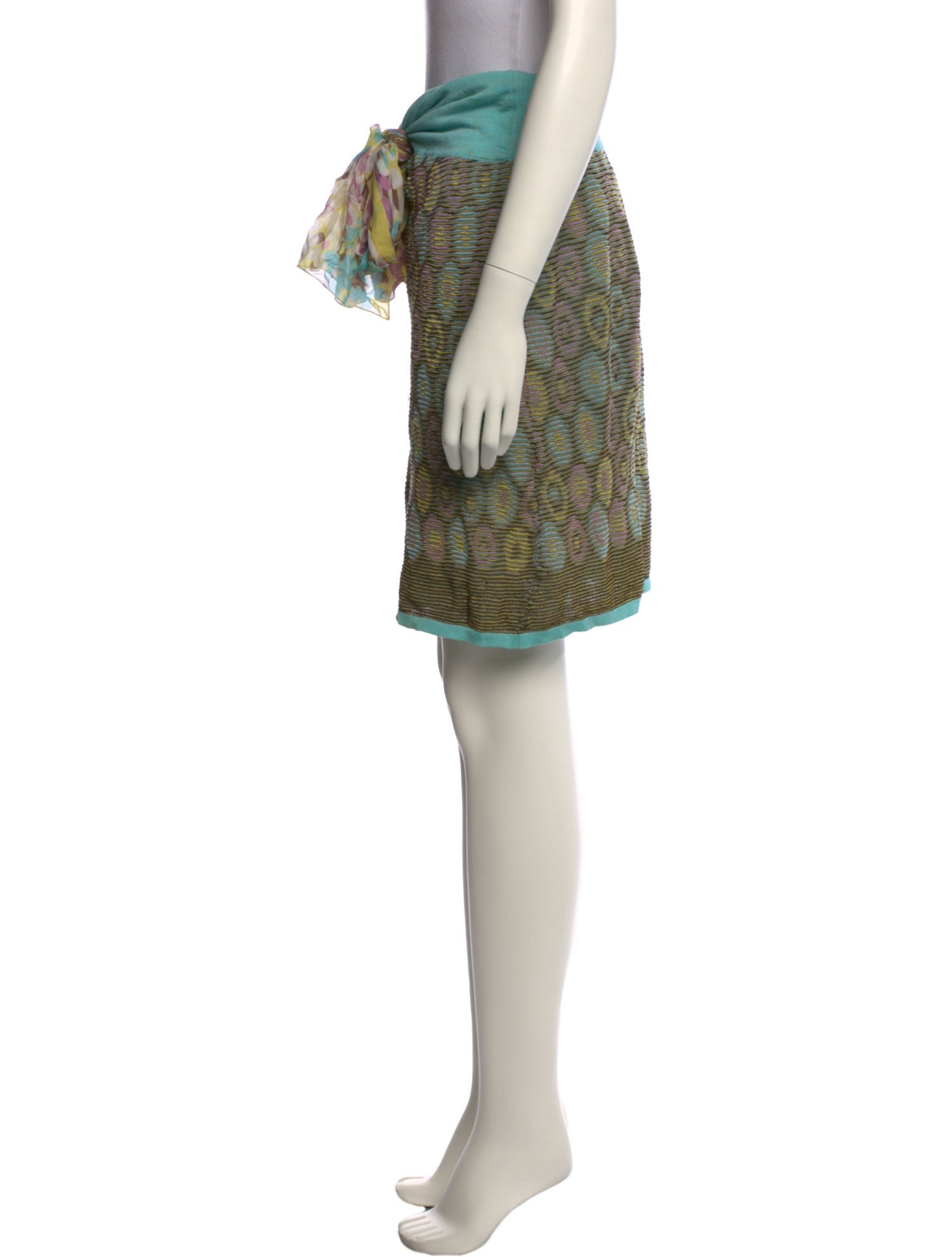 M Missoni Printed Knee-Length Skirt