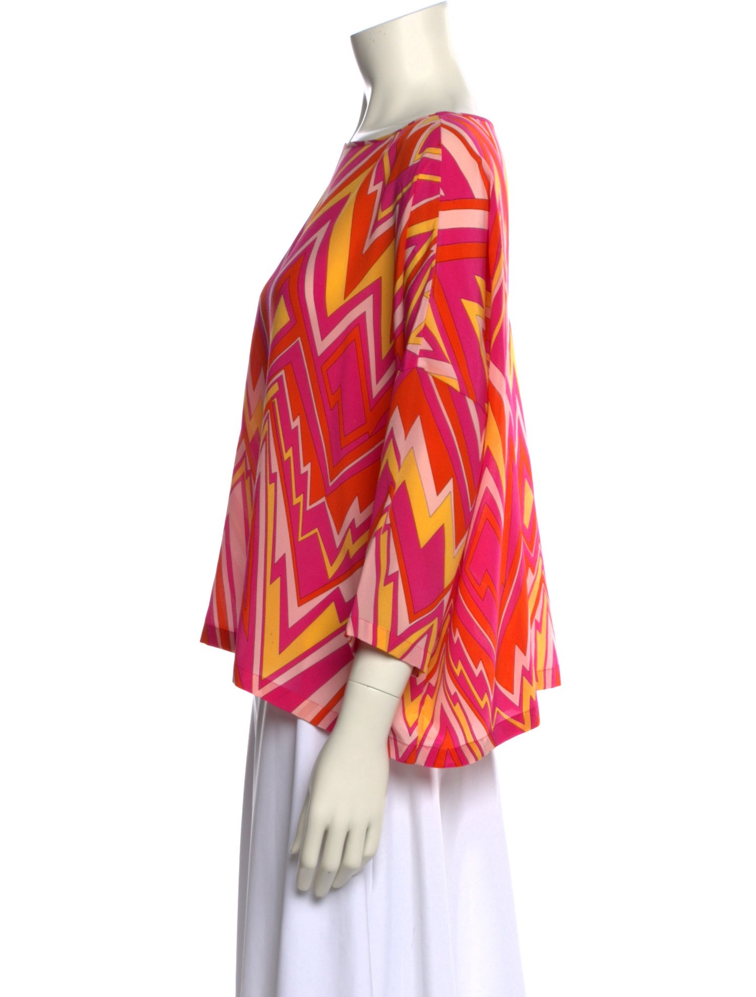 M Missoni Silk Printed Blouse