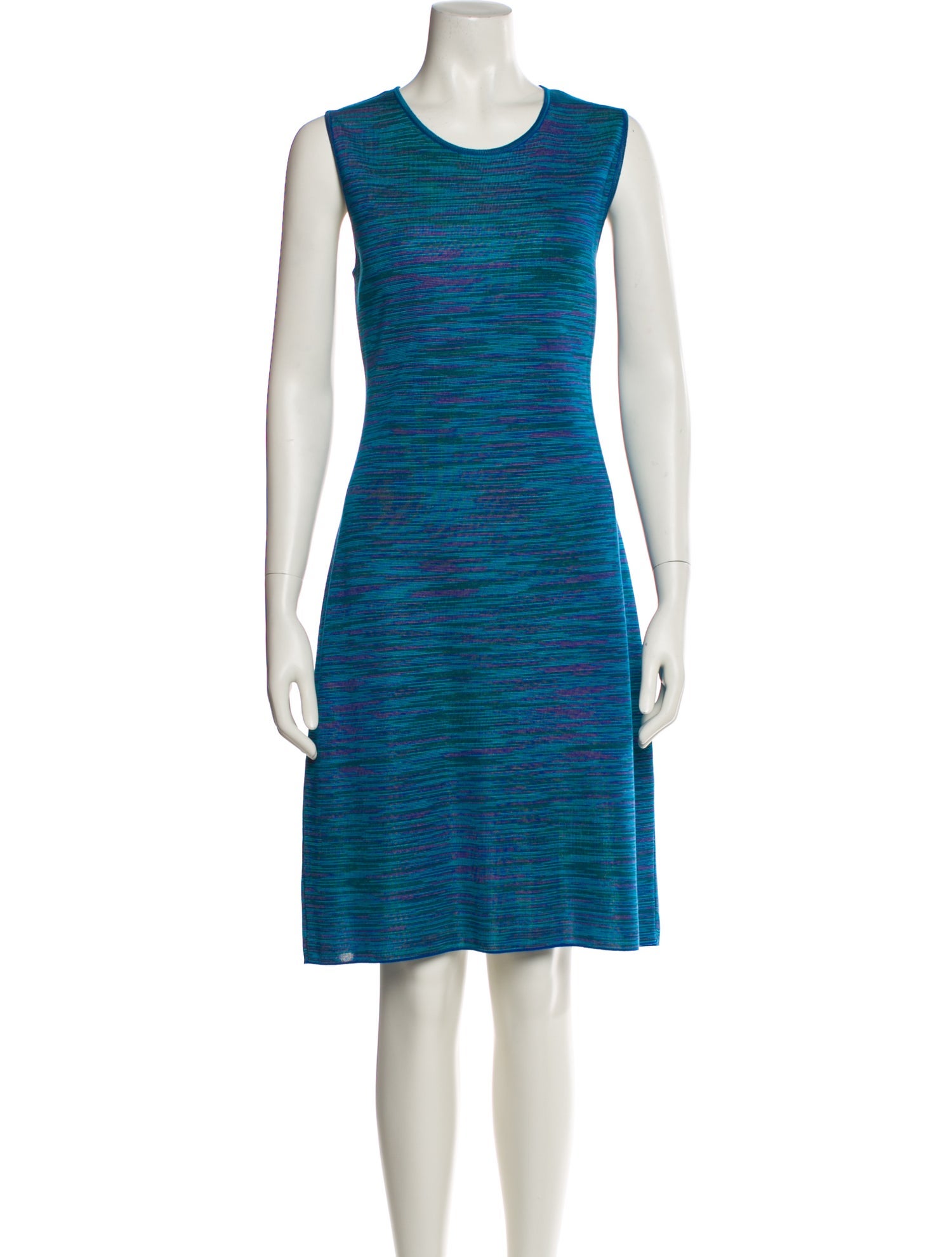 M Missoni Striped Knee-Length Dress