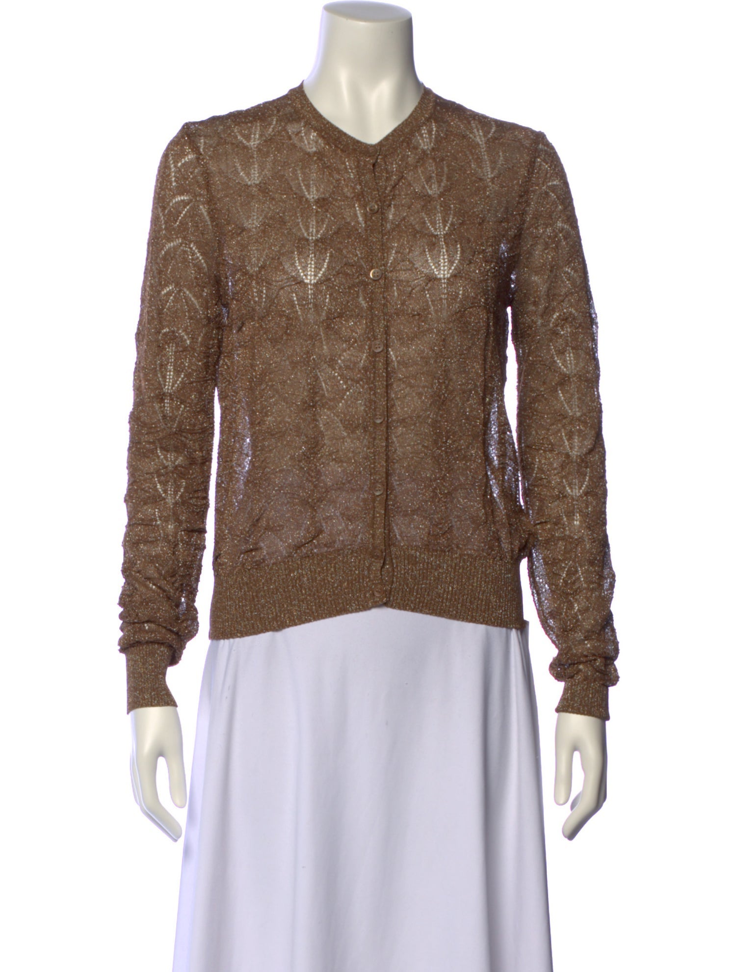 M Missoni Printed V-Neck Top