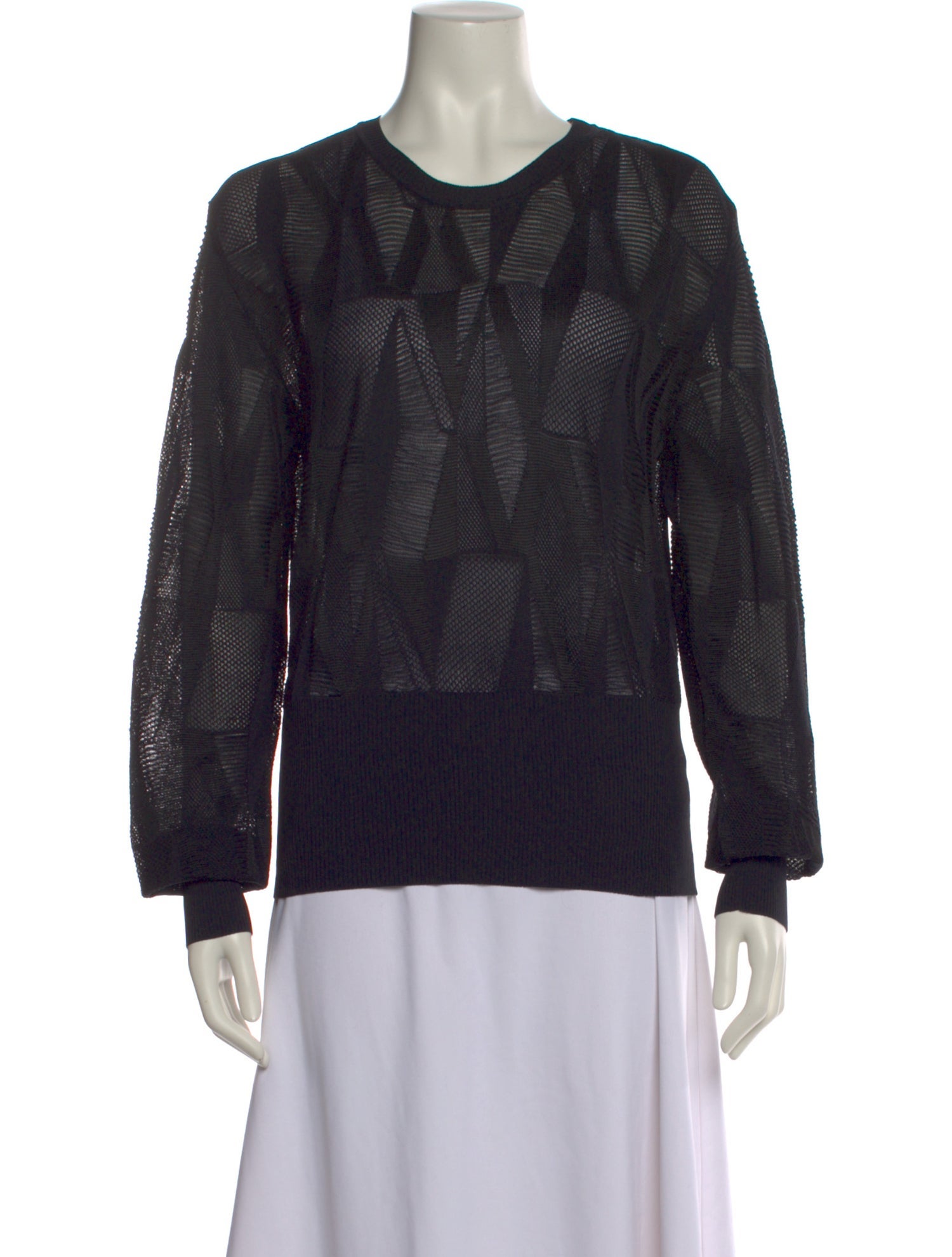 M Missoni Crew Neck Long Sleeve Sweatshirt