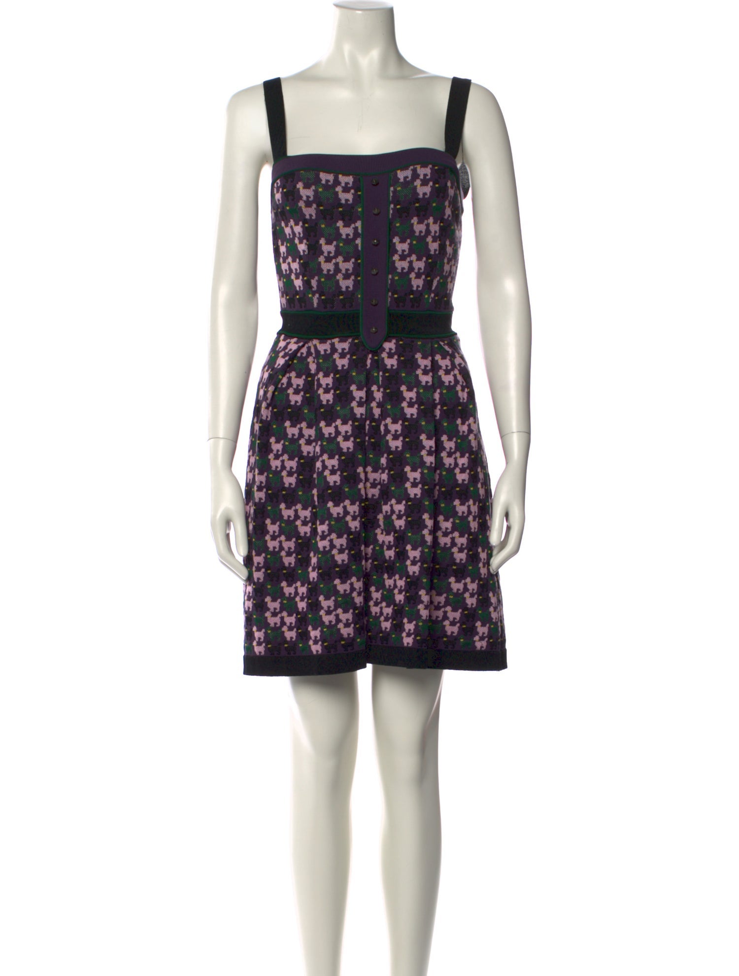 M Missoni Floral Print Mini Dress