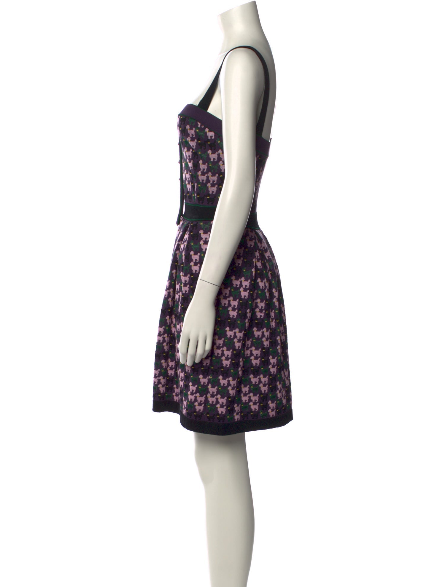 M Missoni Floral Print Mini Dress