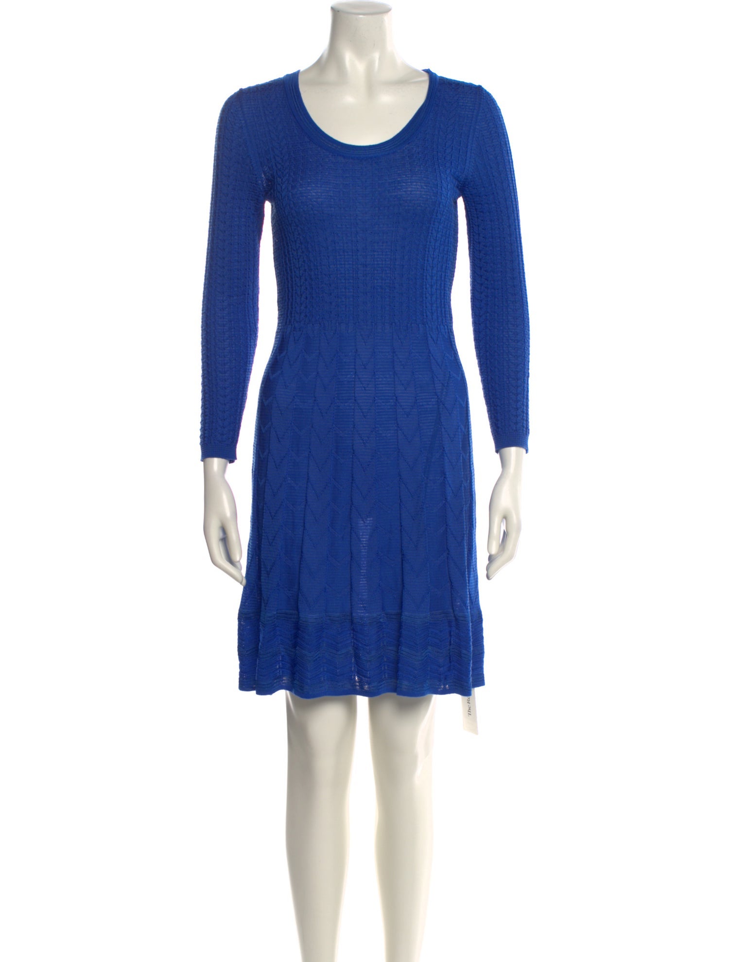 M Missoni Scoop Neck Mini Dress