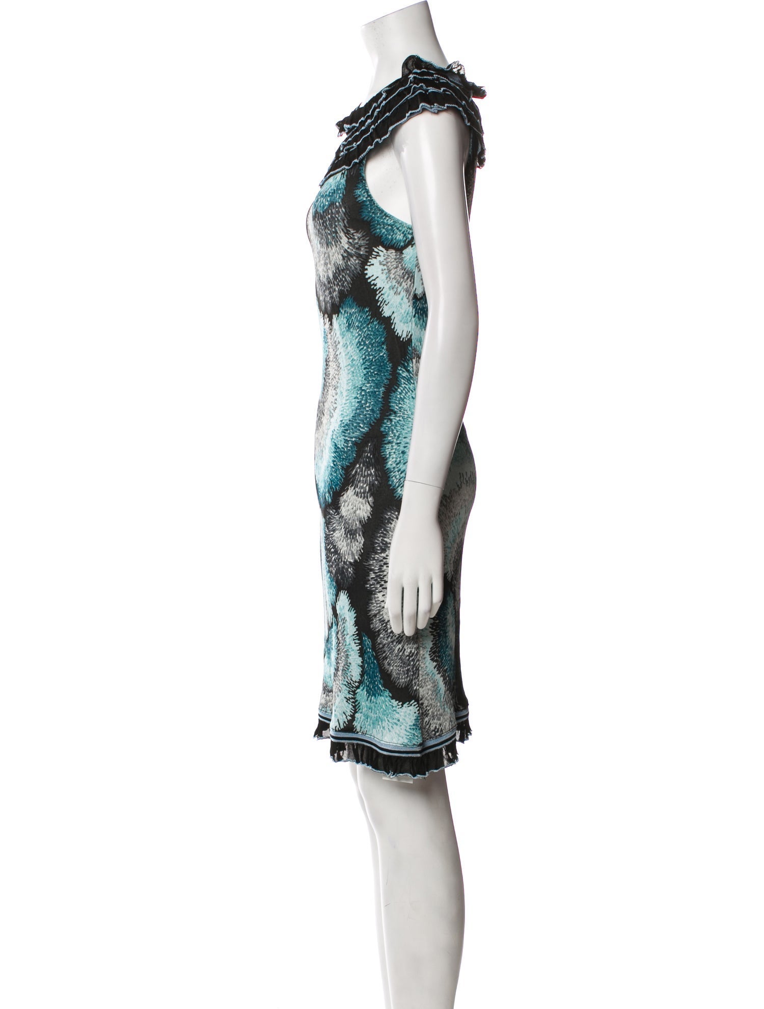M Missoni Printed Mini Dress