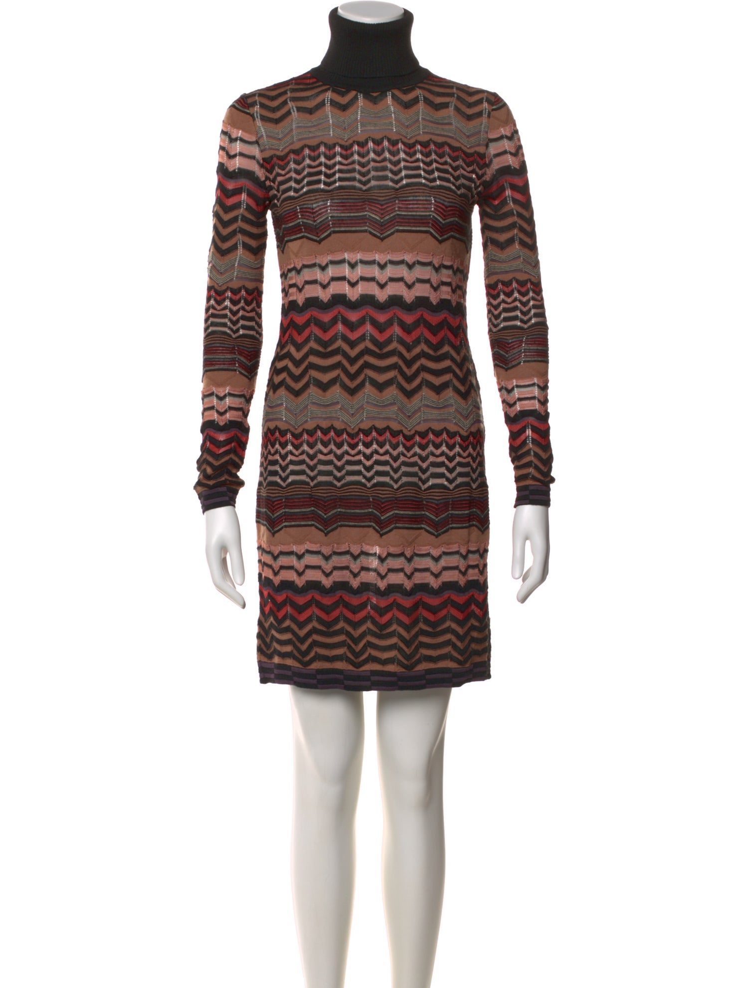 M Missoni Striped Mini Dress
