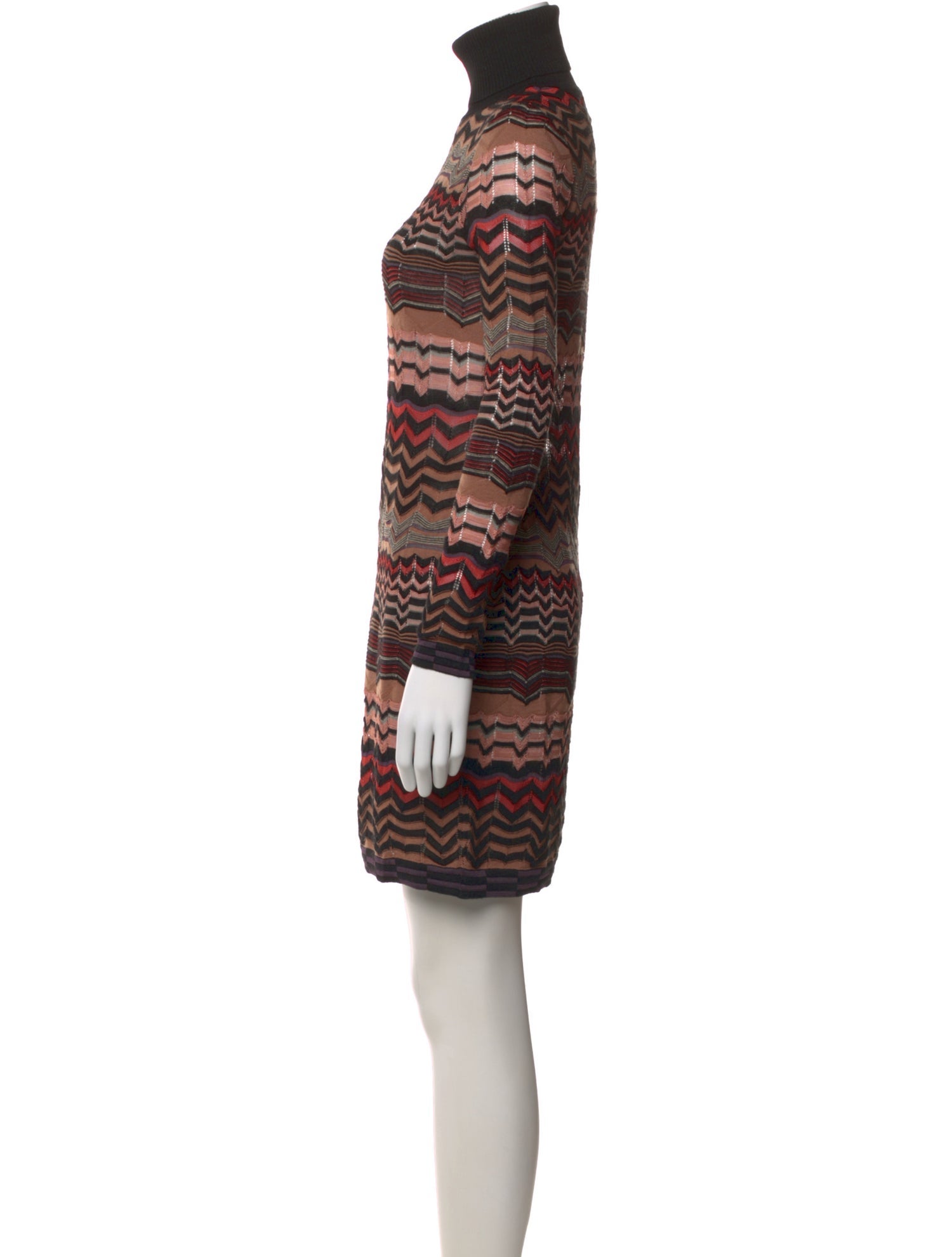 M Missoni Striped Mini Dress