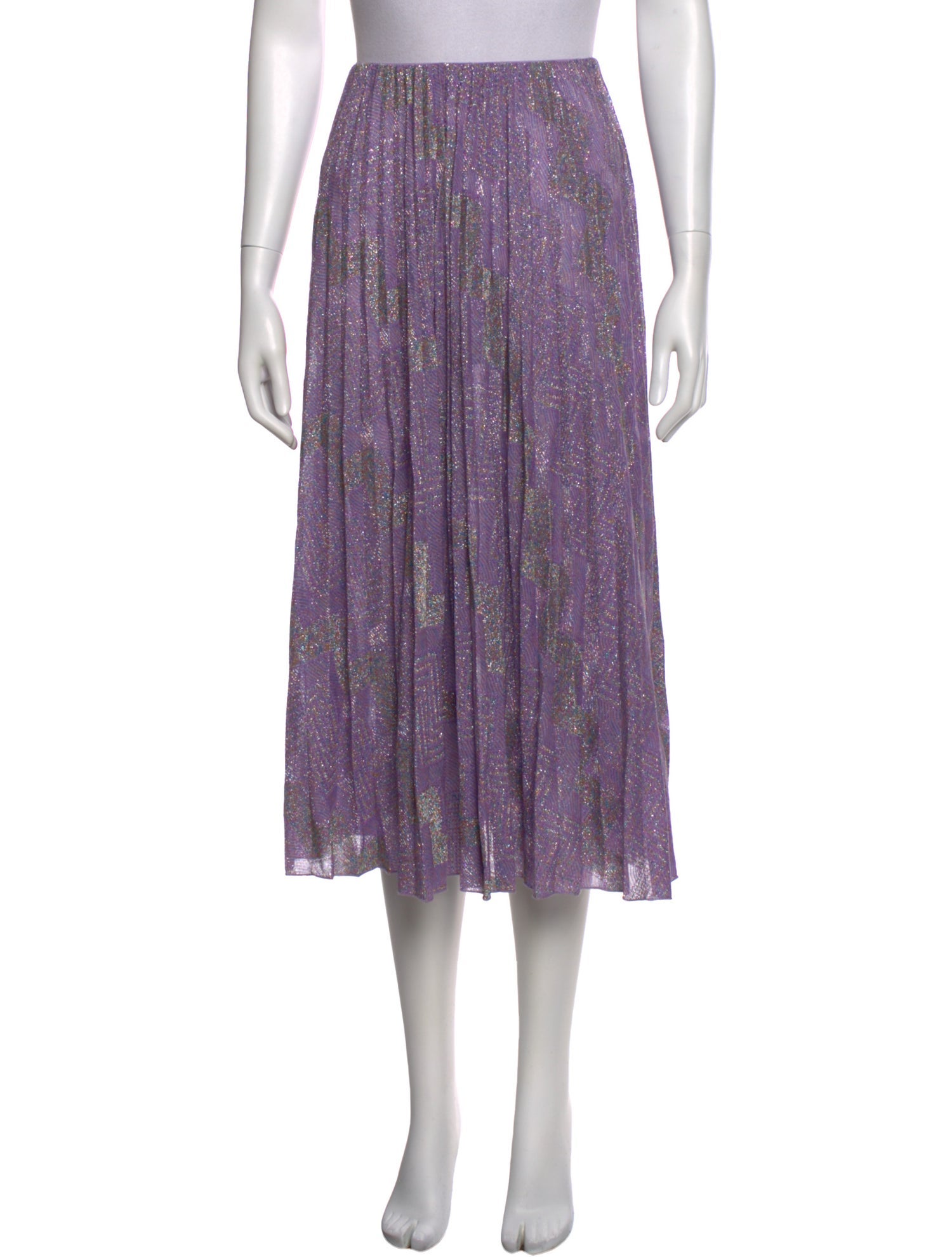 M Missoni Printed Midi Length Skirt