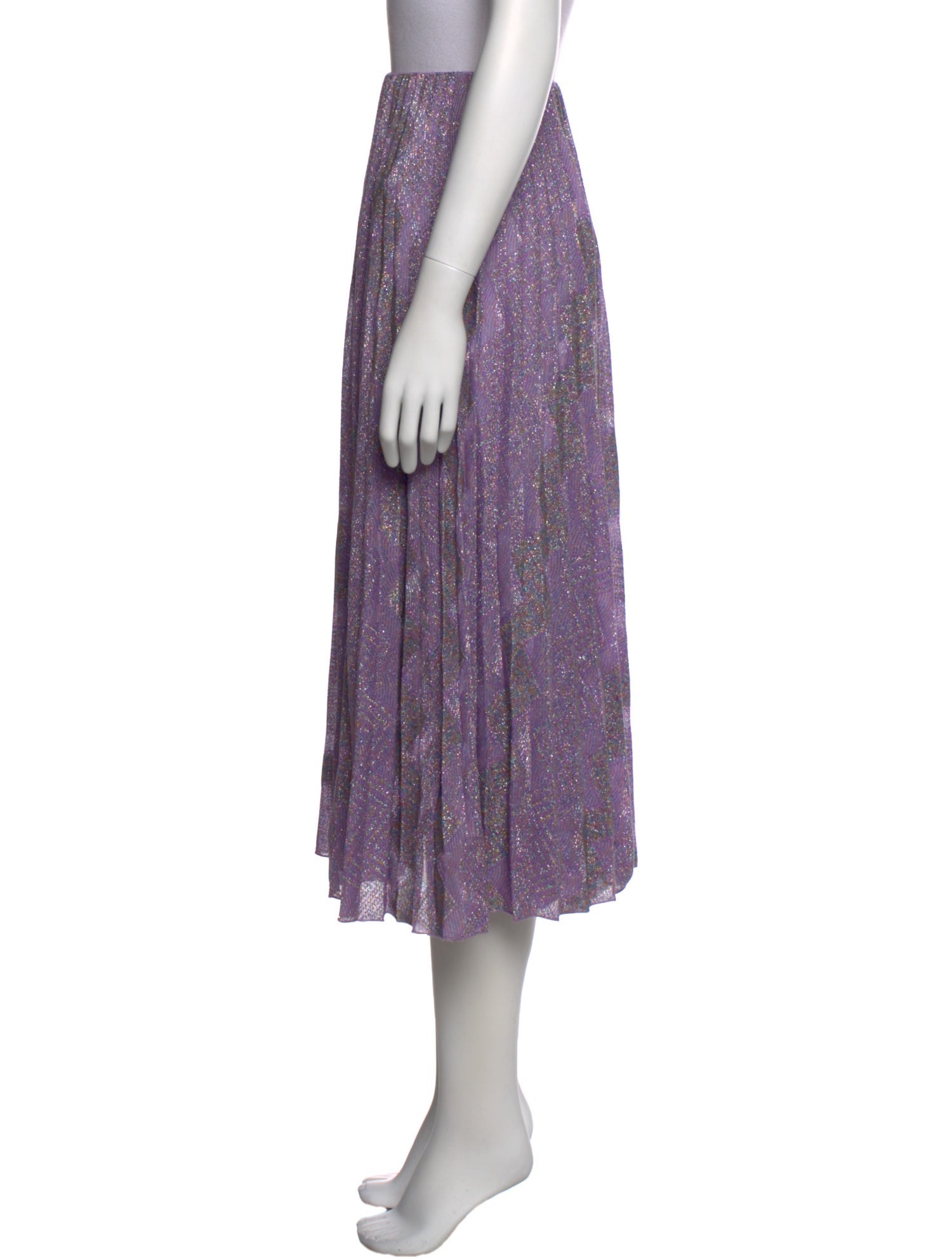 M Missoni Printed Midi Length Skirt