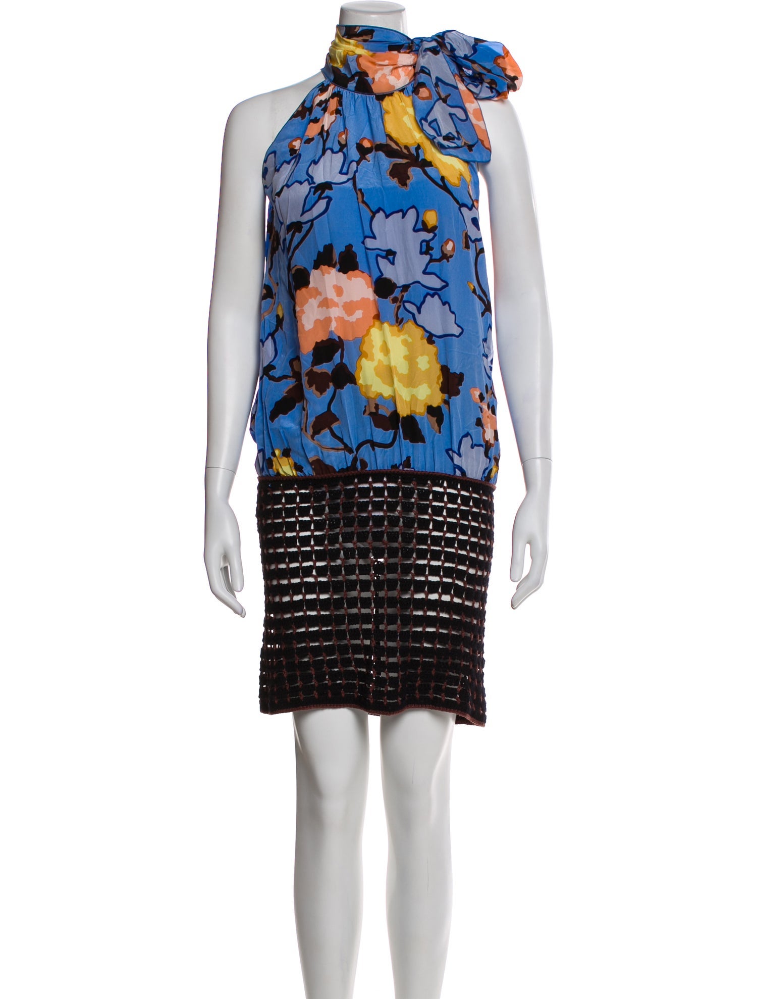 M Missoni Silk Mini Dress